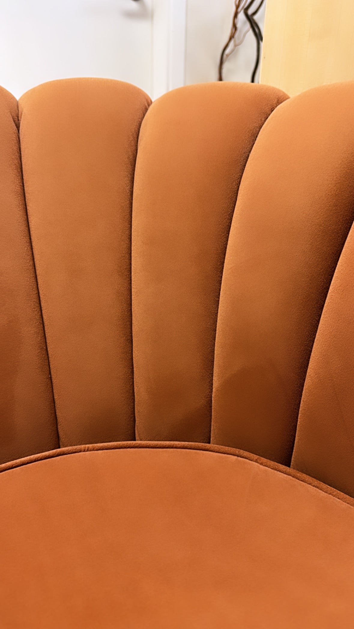 Scalloped Barrel Back Armchair
