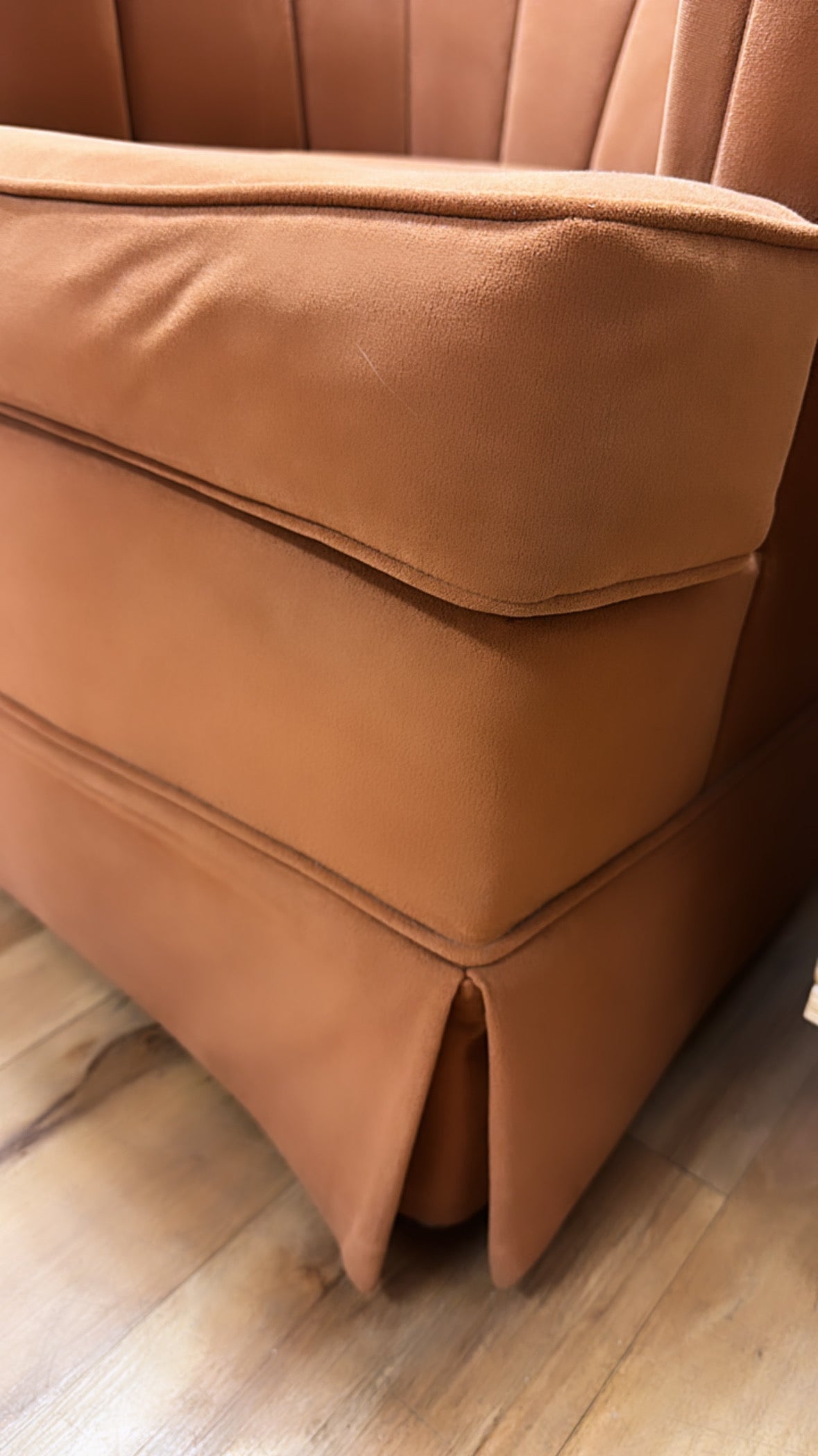 Scalloped Barrel Back Armchair