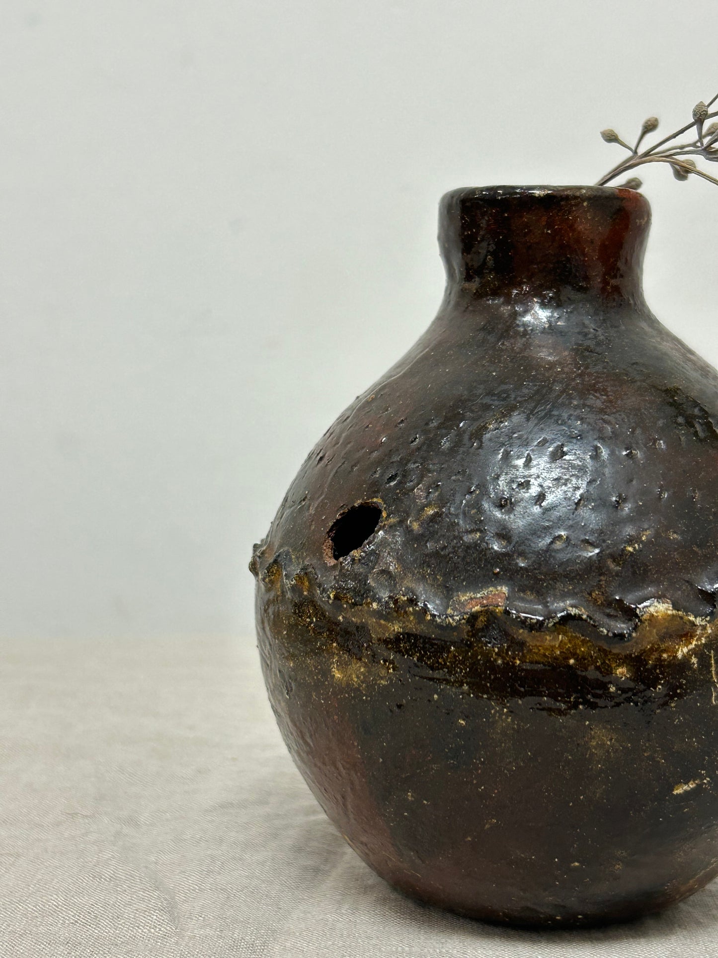 Small Antique Pottery Vase