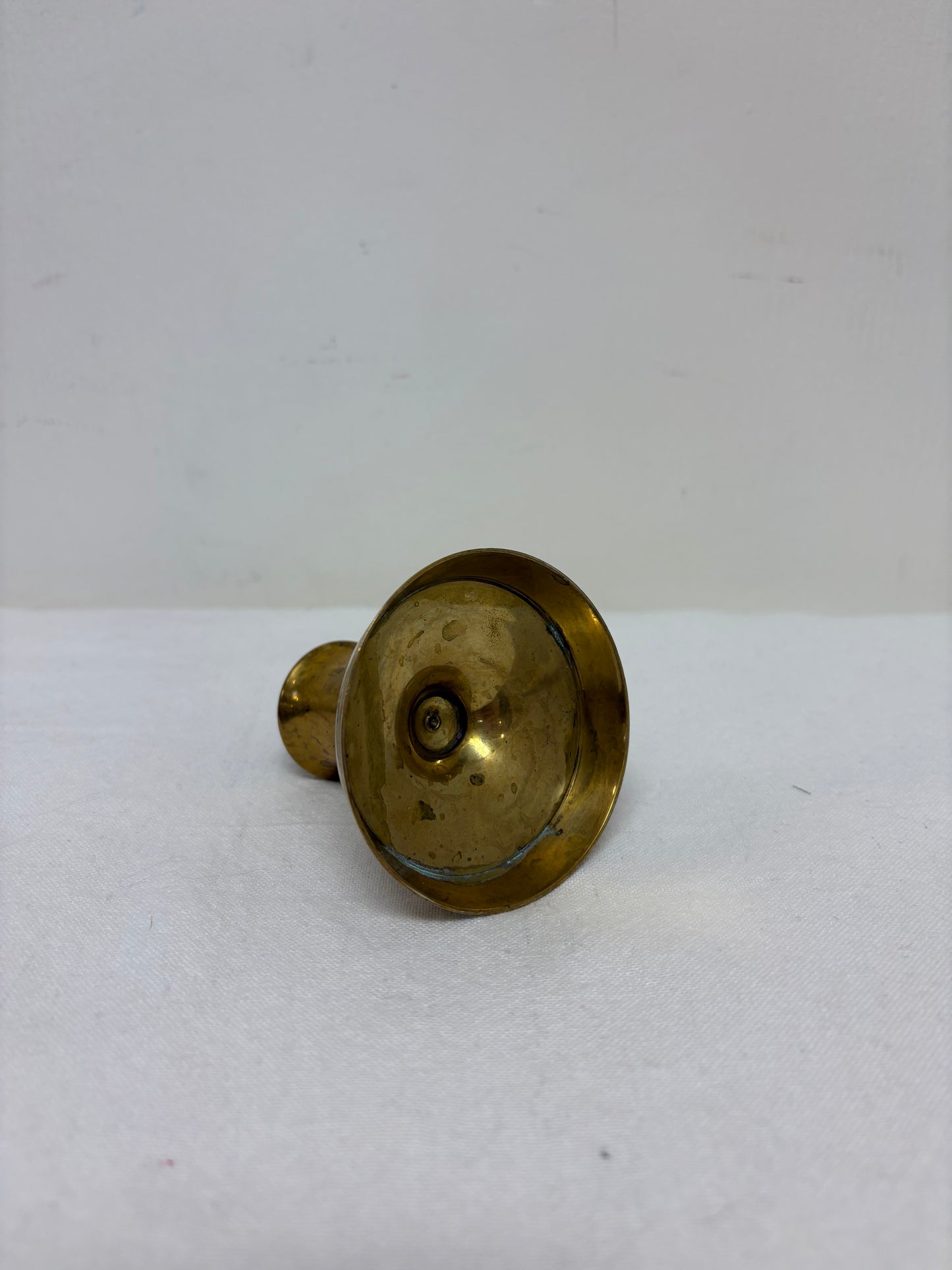 Single Brass Candle Holder