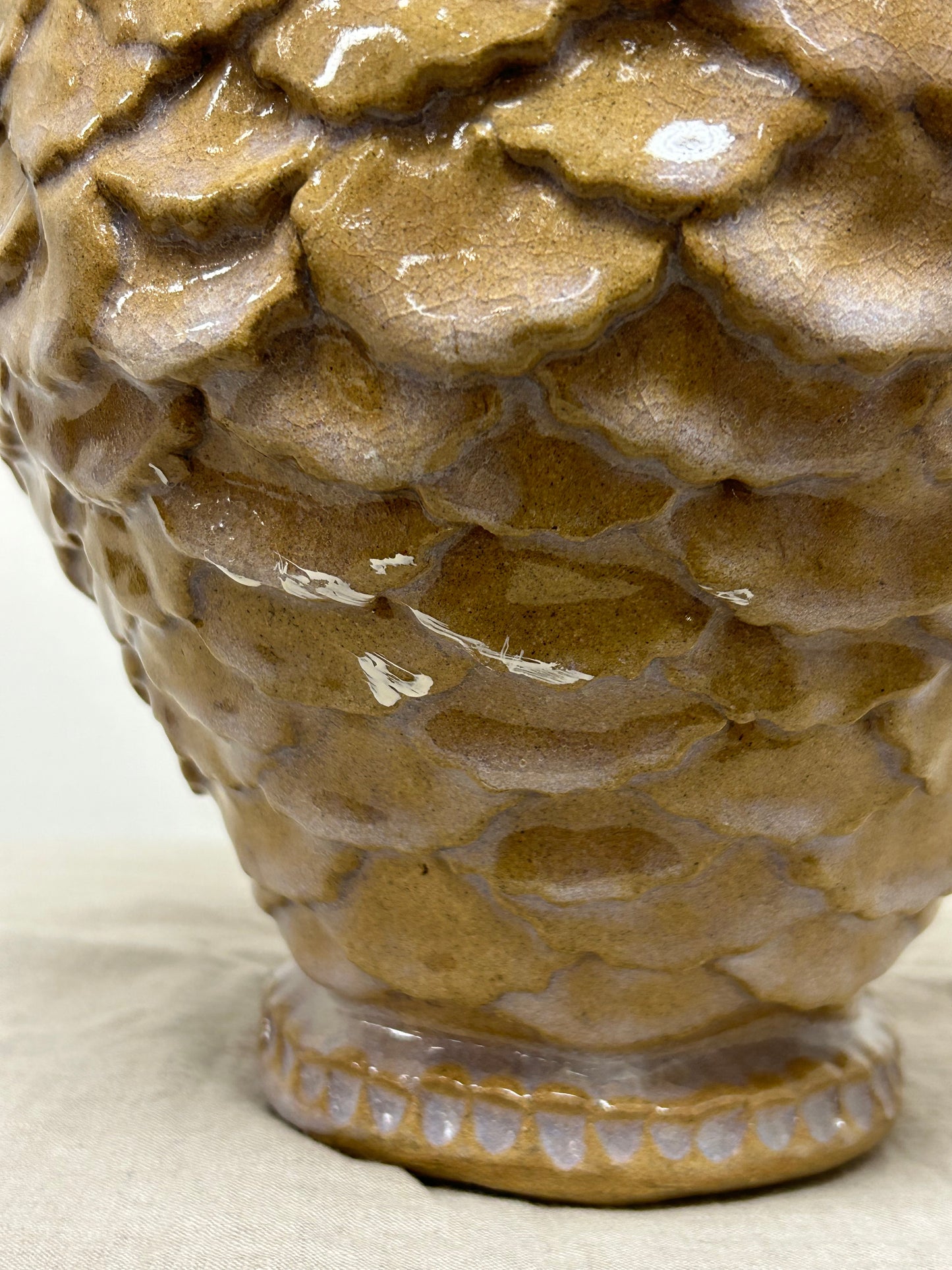 Vintage Handcrafted Glazed Vase