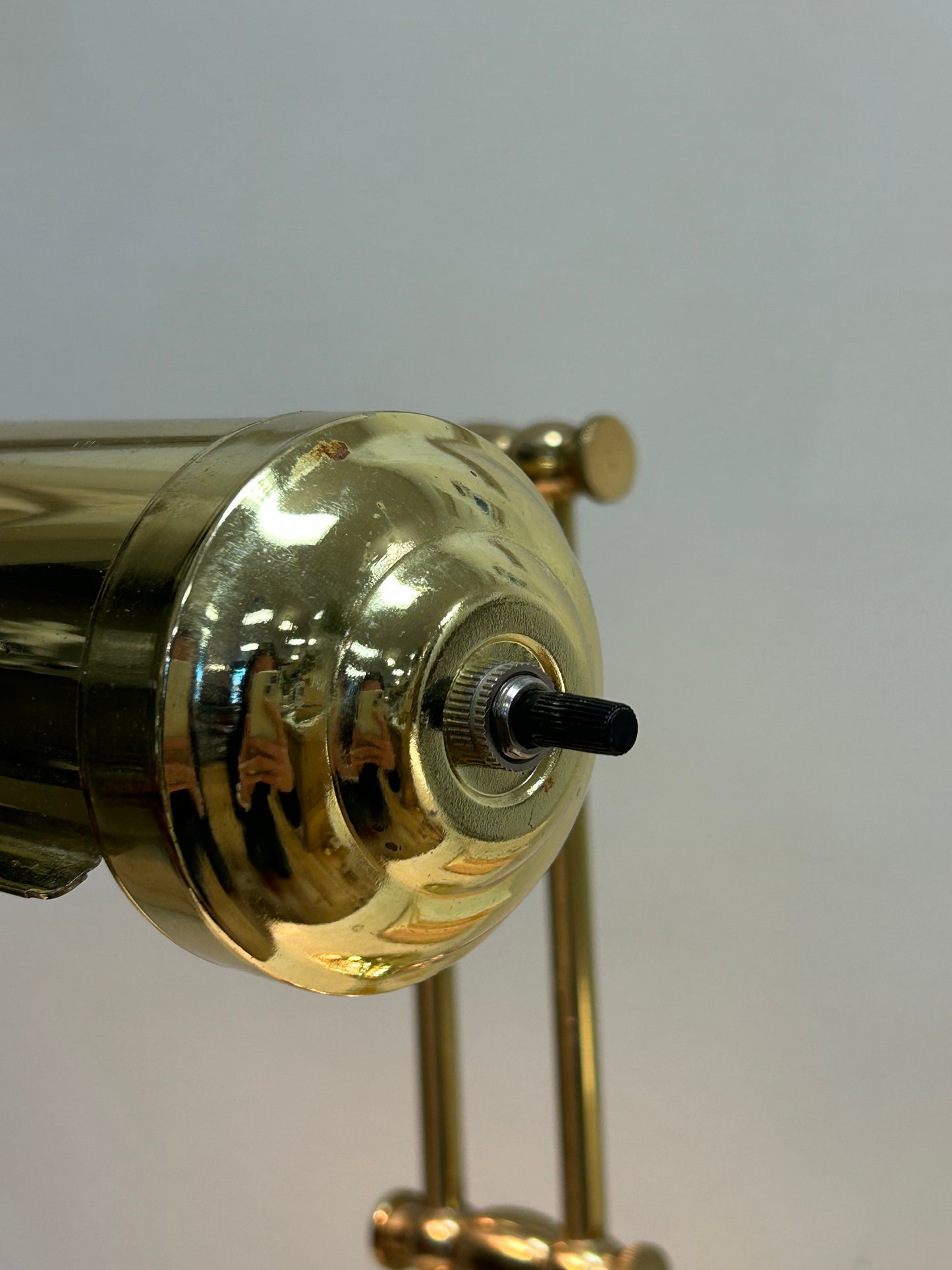 Vintage Brass Adjustable Desk Lamp