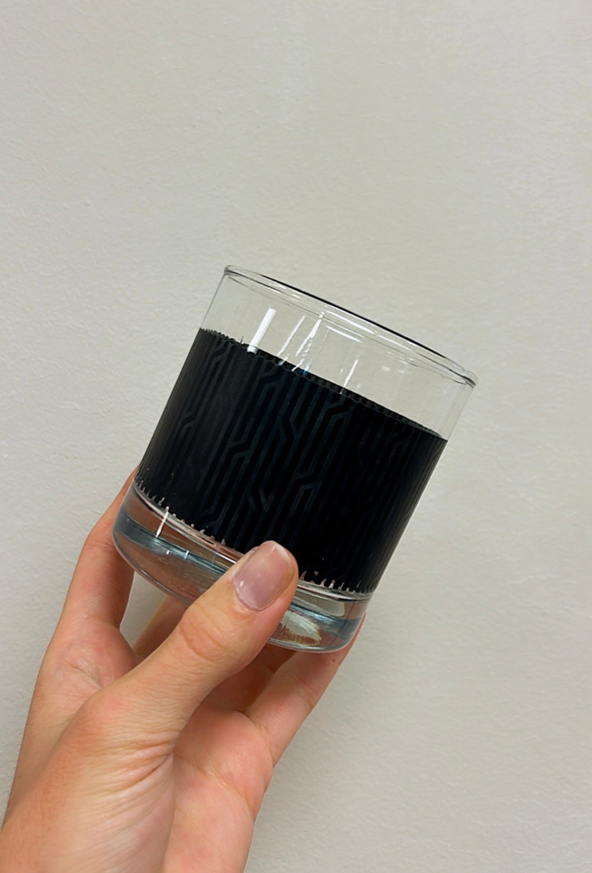 Black Banded Cocktail Tumblers