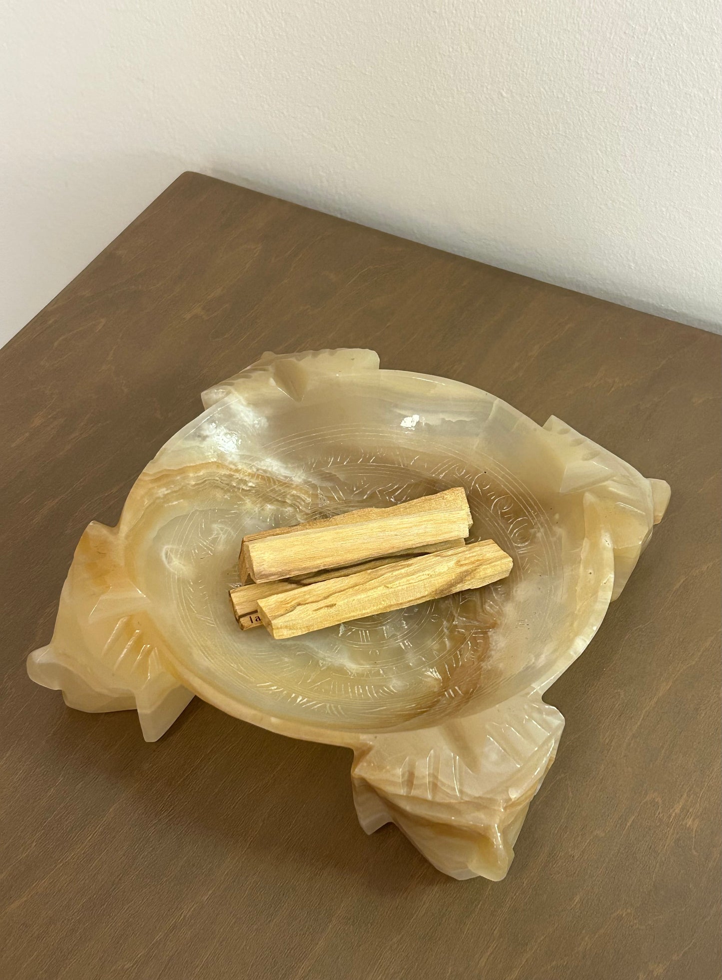 Vintage Onyx Marble Ashtray