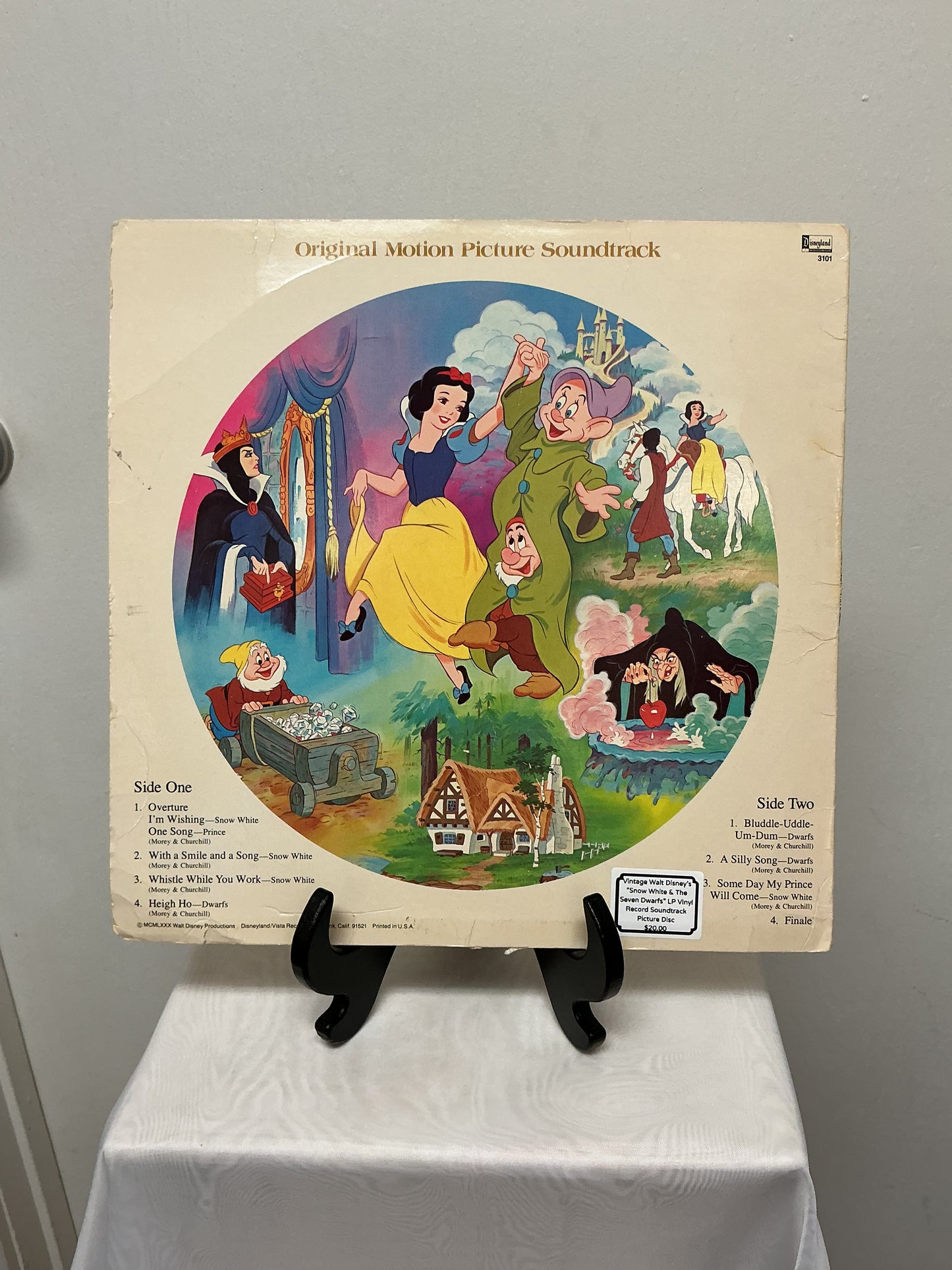 Walt Disney’s Snow White and The Seven Dwarfs Original Vinyl Soundtrack