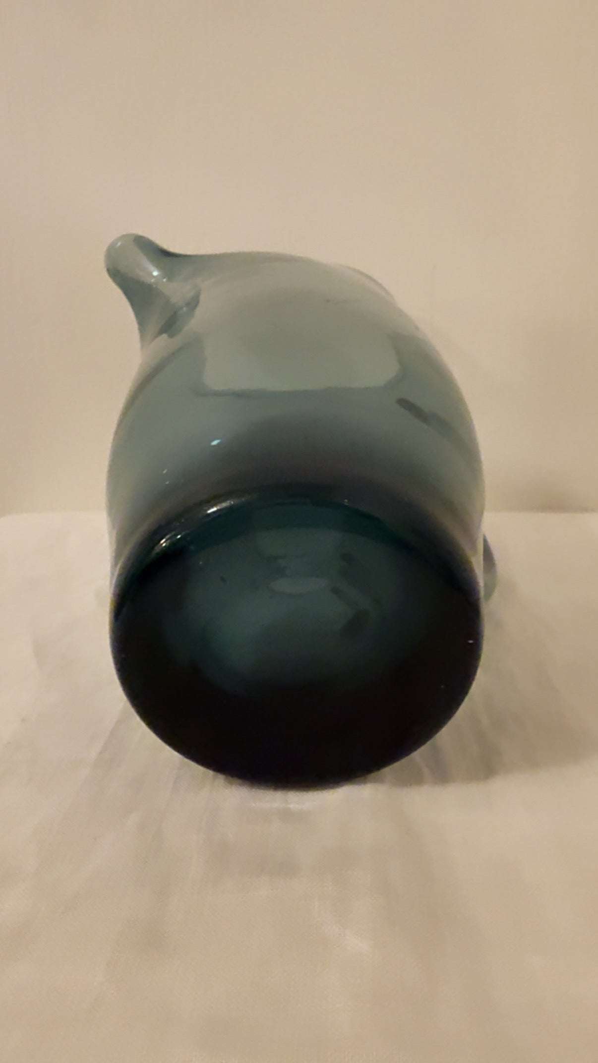 1960s Smoked Glass Pitcher
