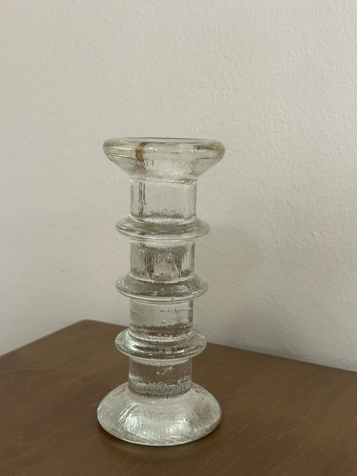 Vintage Glass Festivo Candlesticks