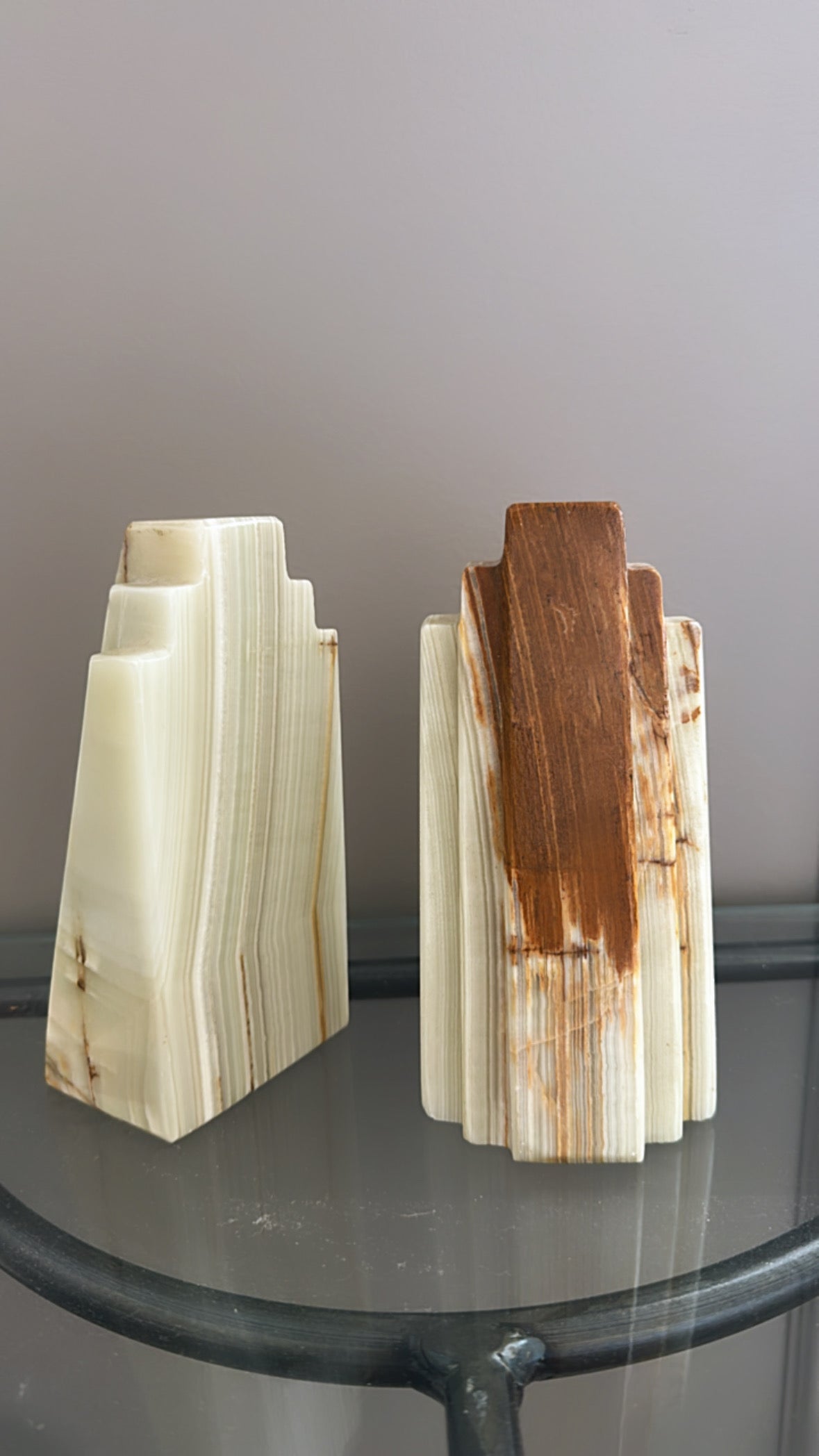 Onyx Bookends