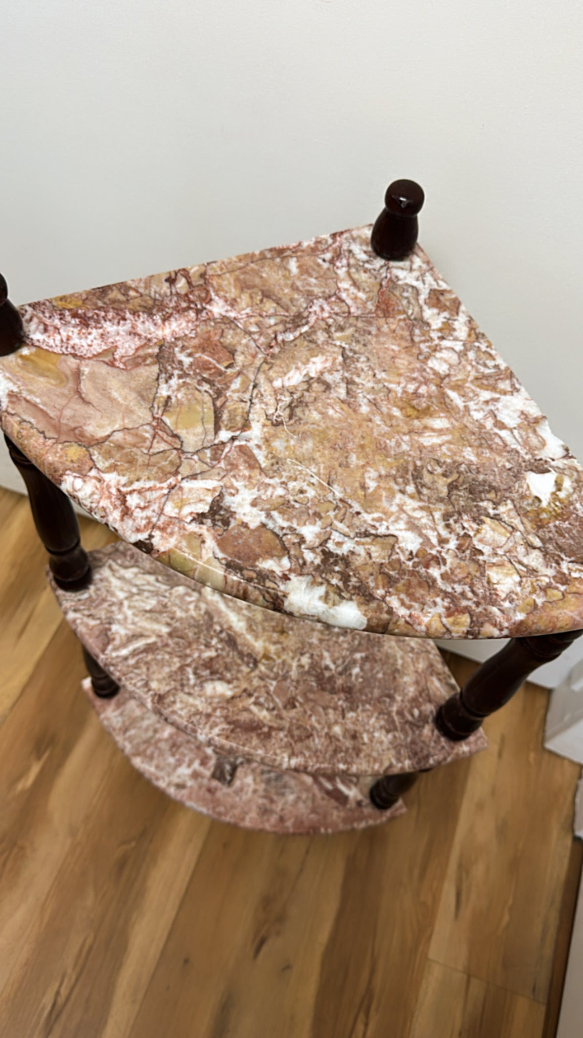 Marble Corner Table