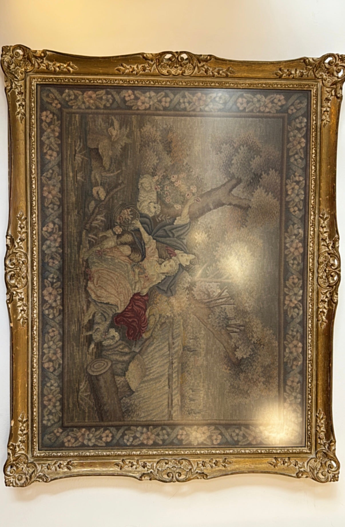 Large Vintage Cross Stitch