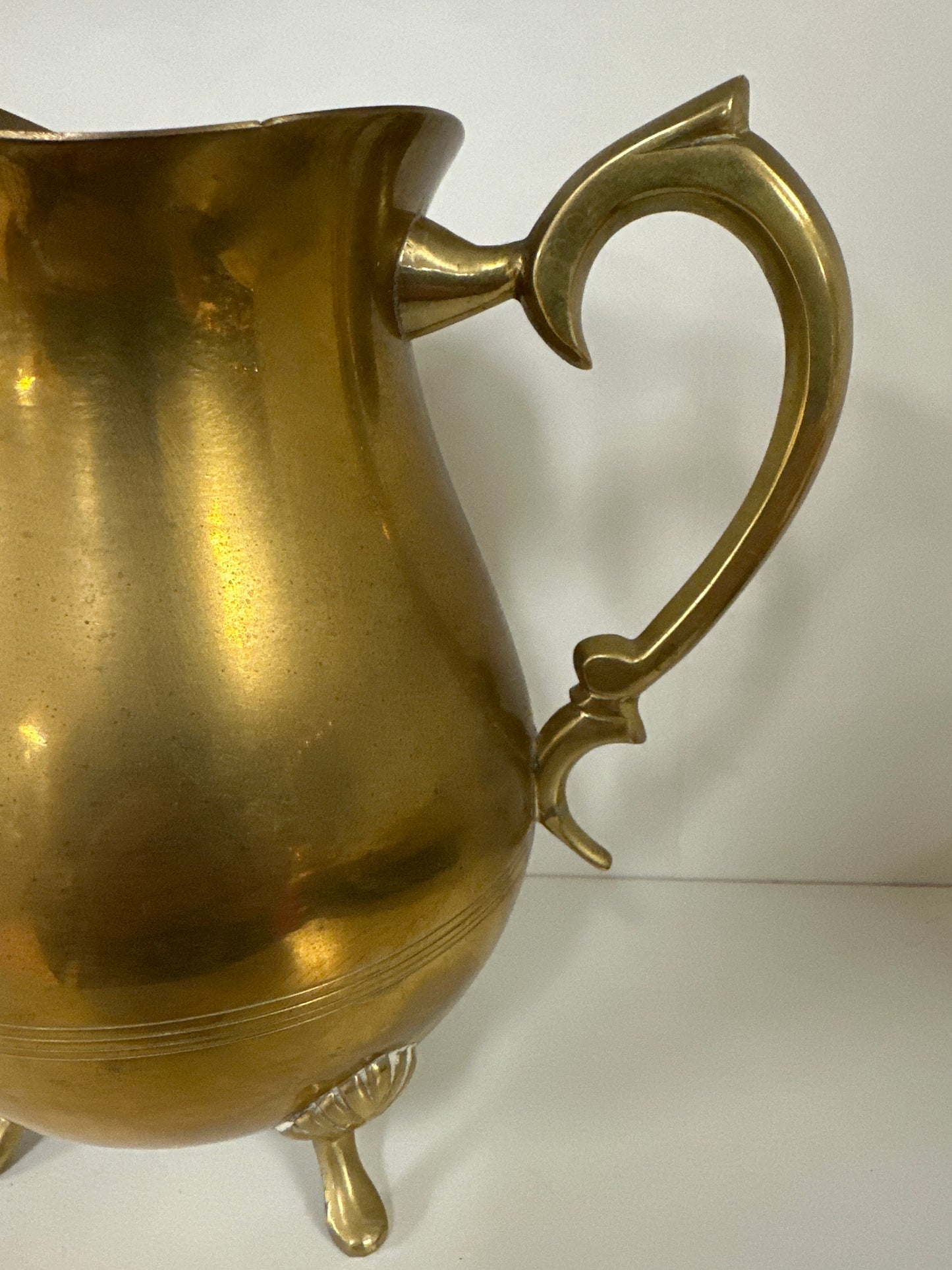 Vintage Brass Pitcher