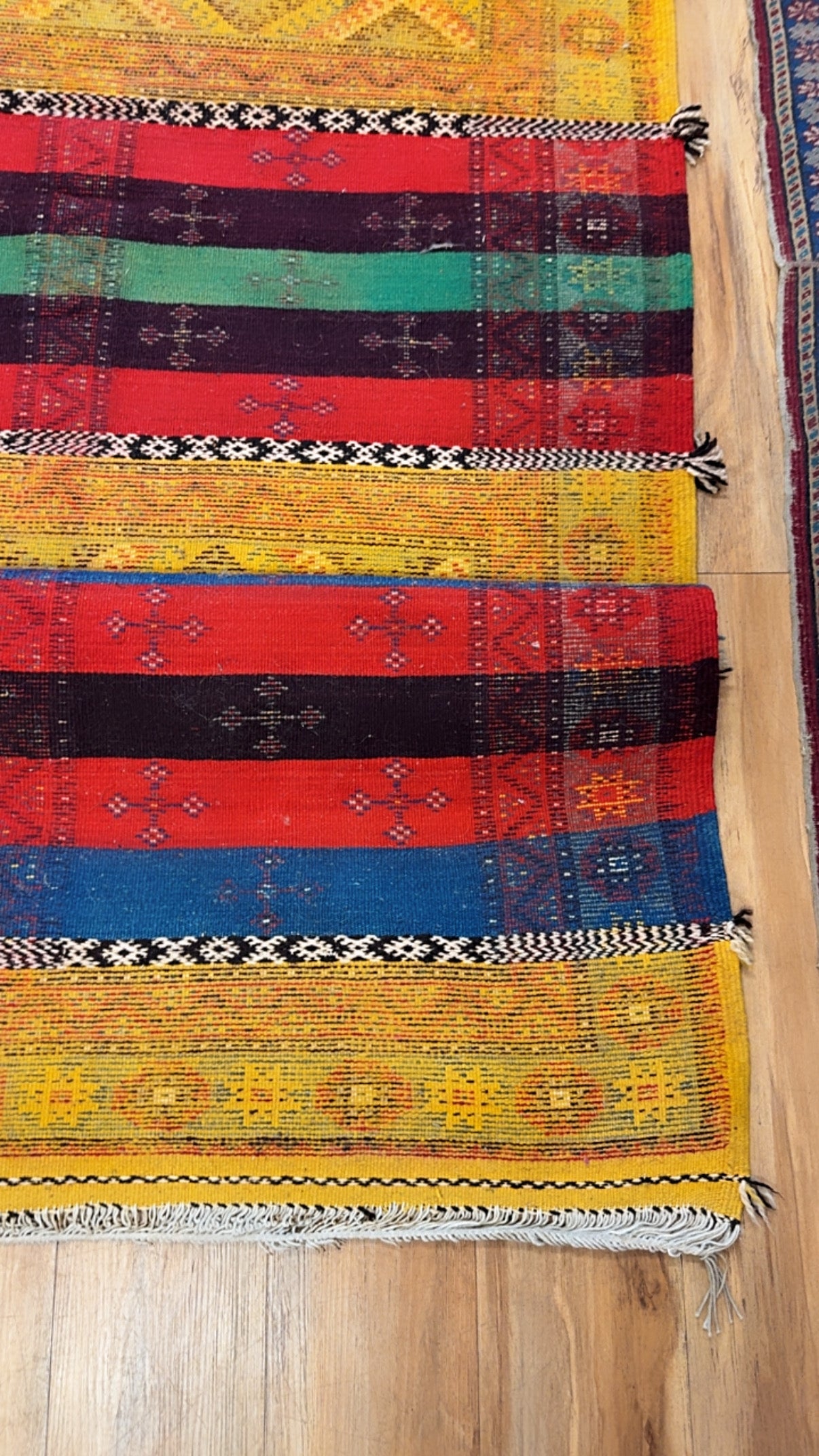 Vintage Caucasian Tribal Rug