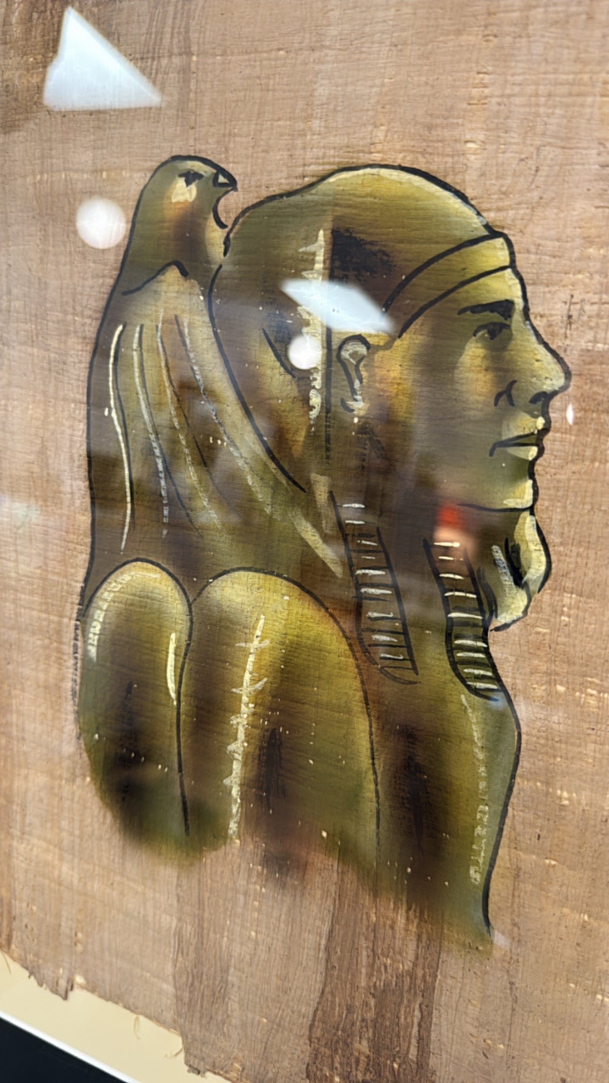 Ancient Egyptian Painting on Fibre