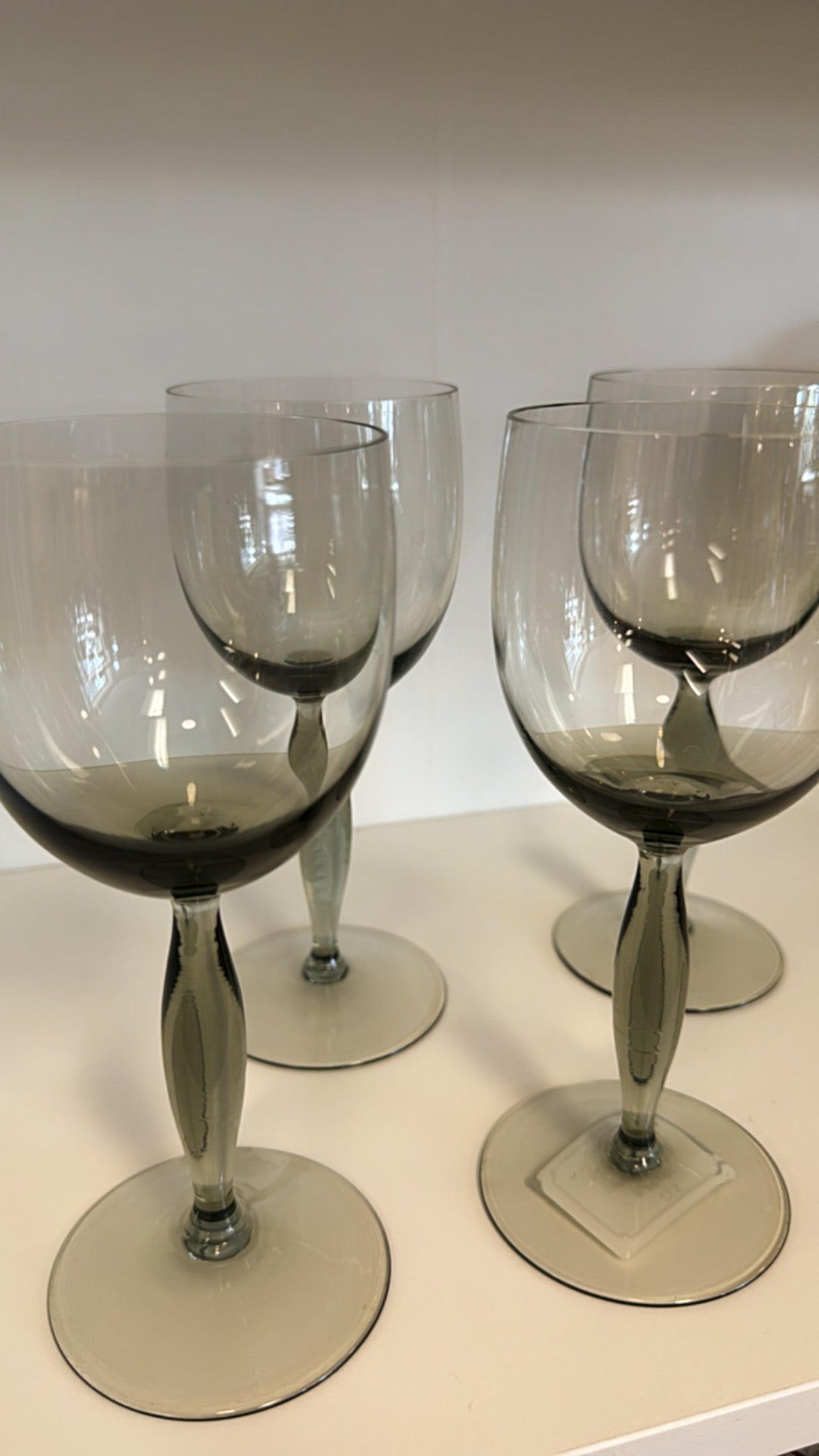 Smoke Glass Wine Glasses