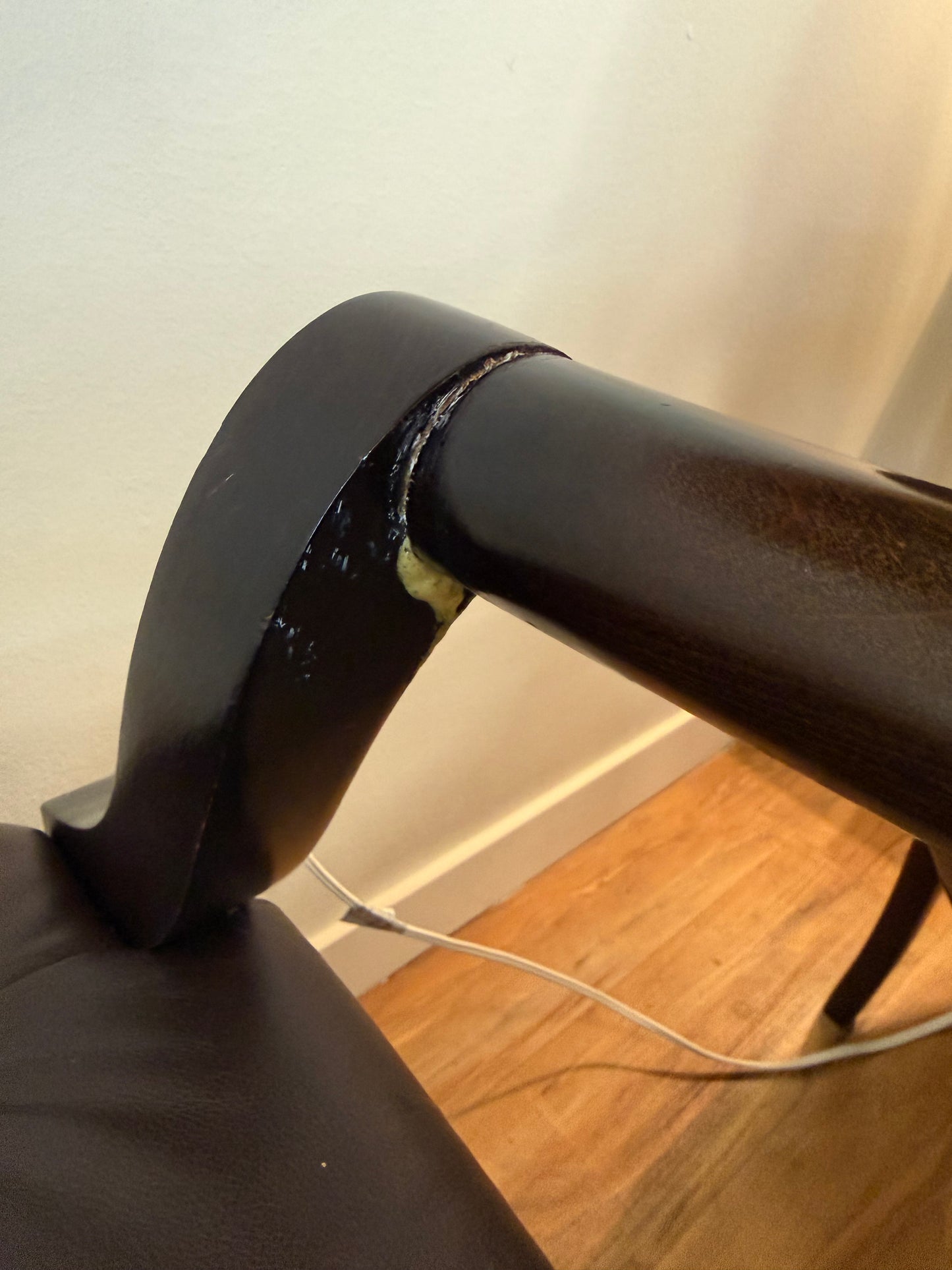 Tufted Leather Accent Chairs