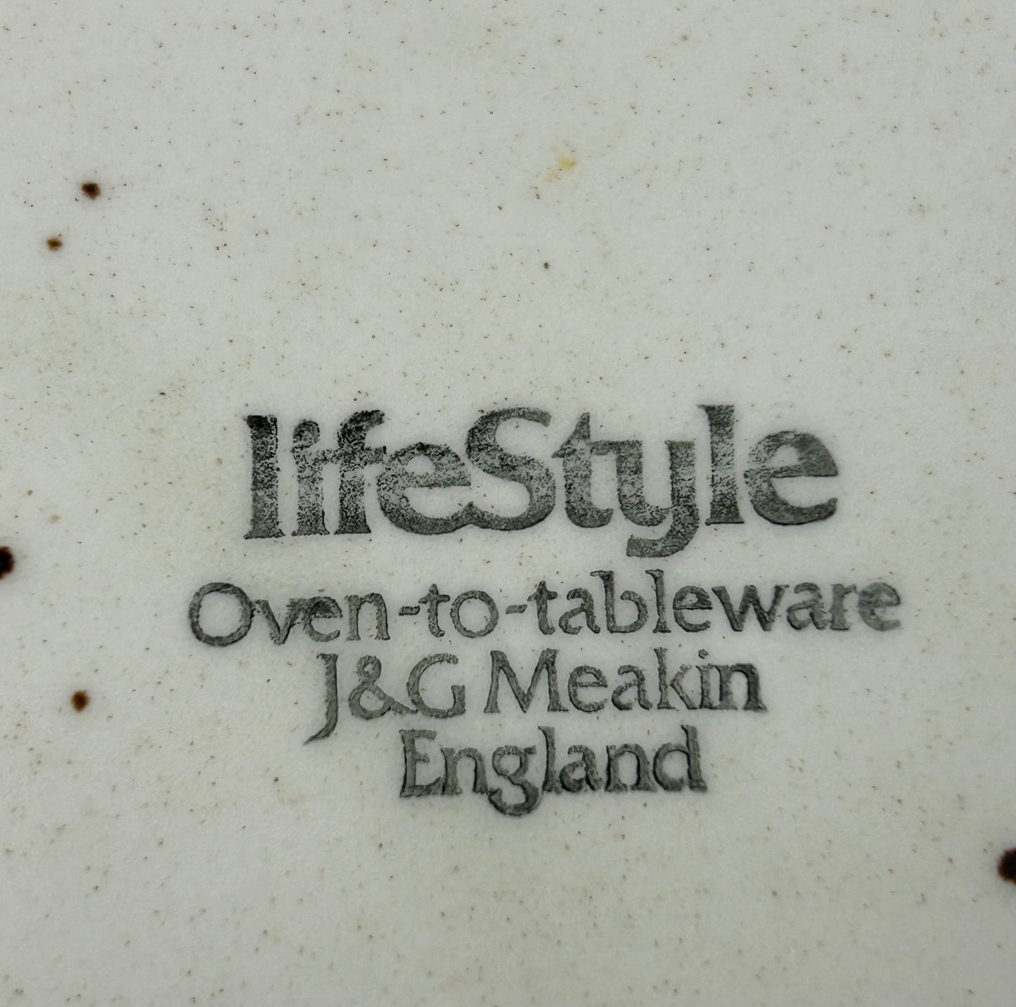 J&G Meakin LifeStyle Speckled Plate