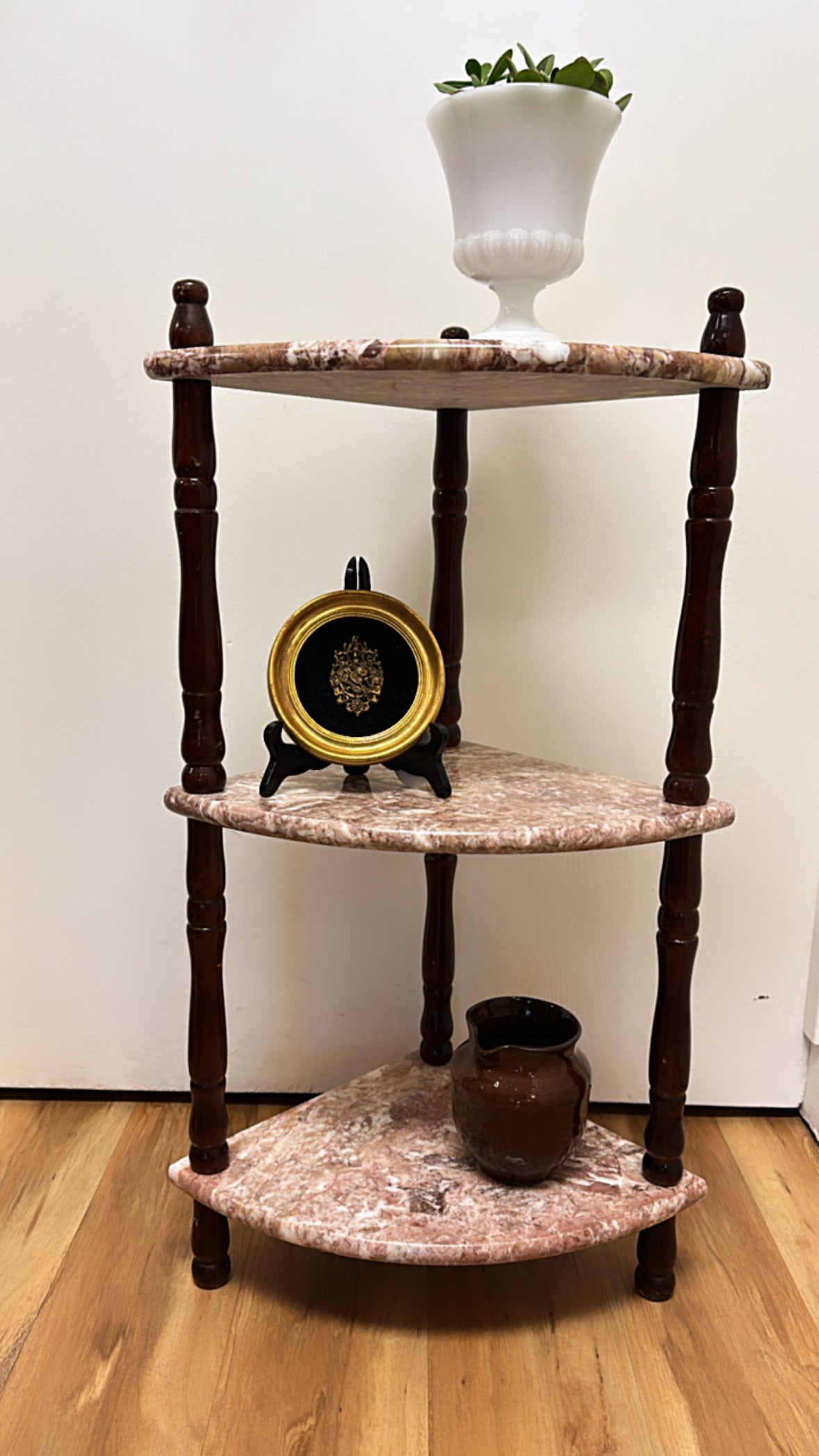 Marble Corner Table