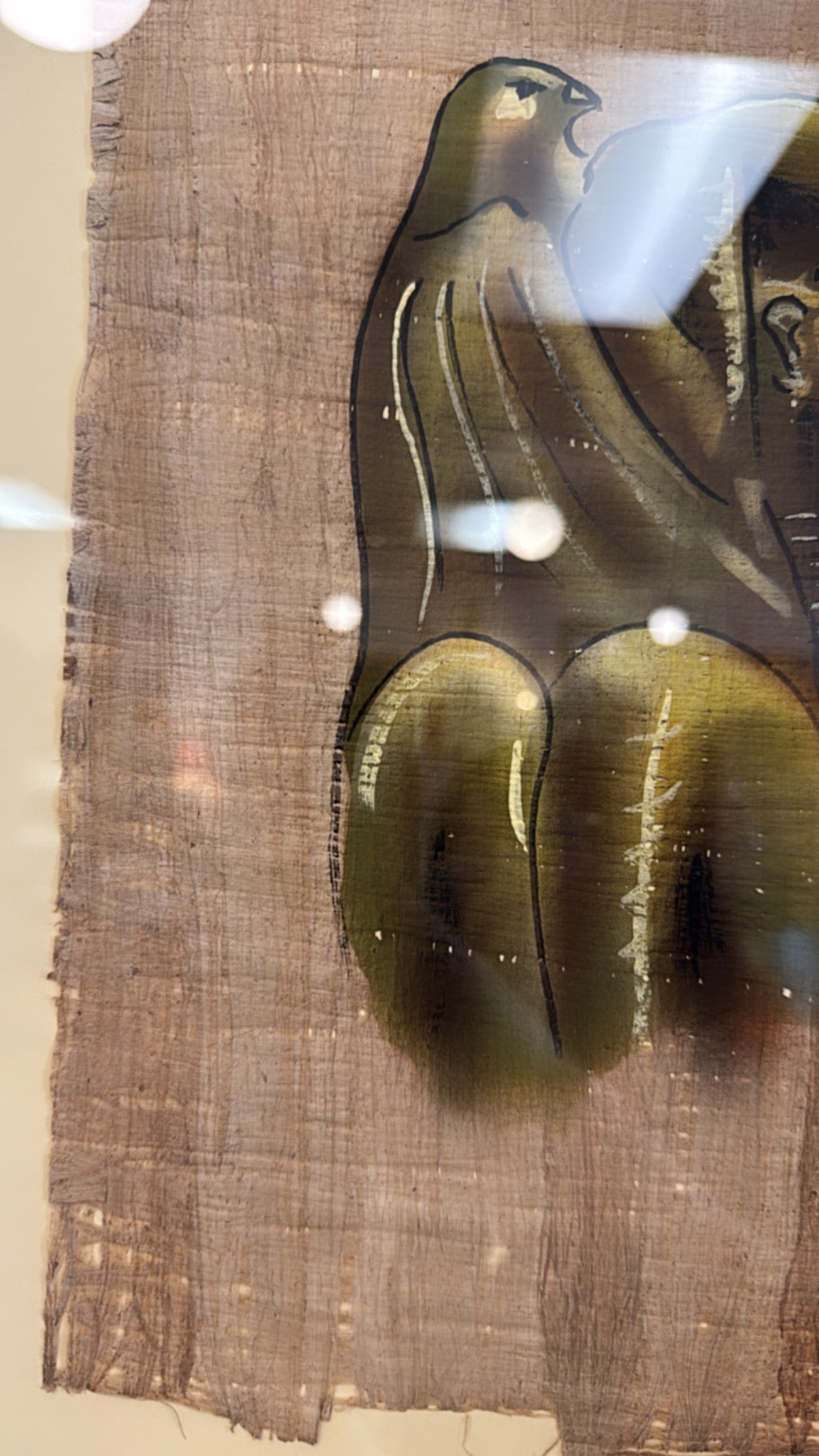 Ancient Egyptian Painting on Fibre
