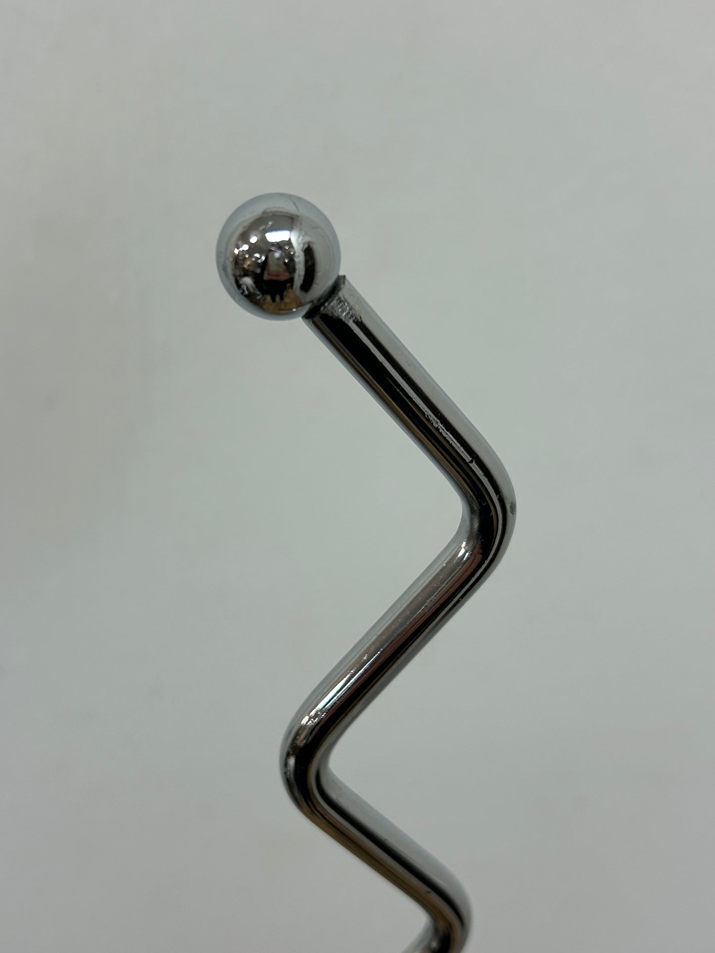 Squiggly Chrome Toilet Paper Holder