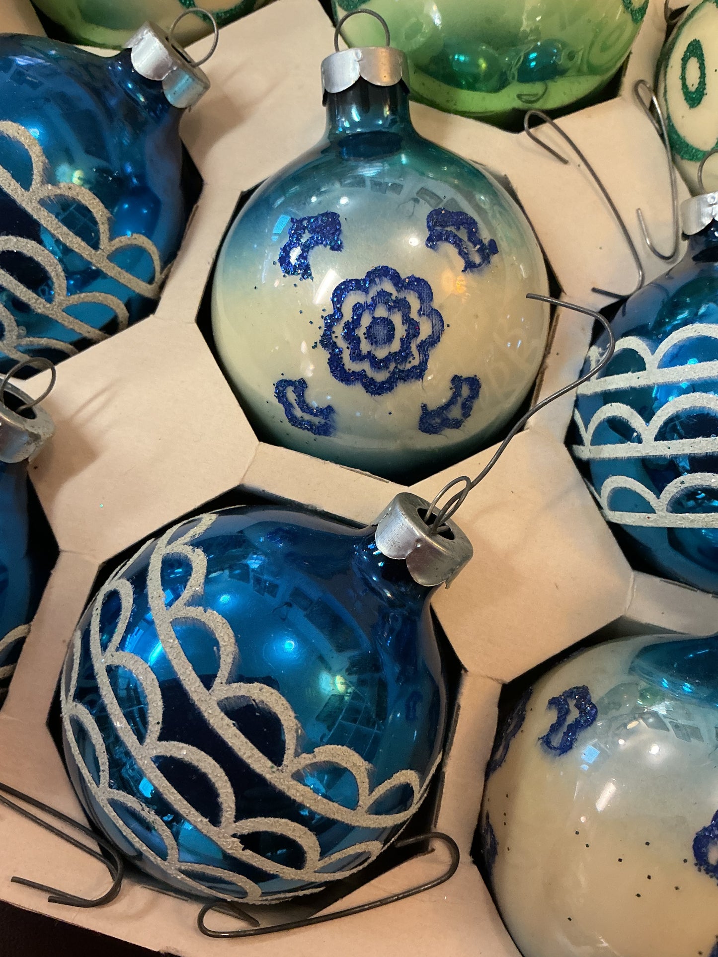 Vintage Glass Ornaments by ALDERBROOK
