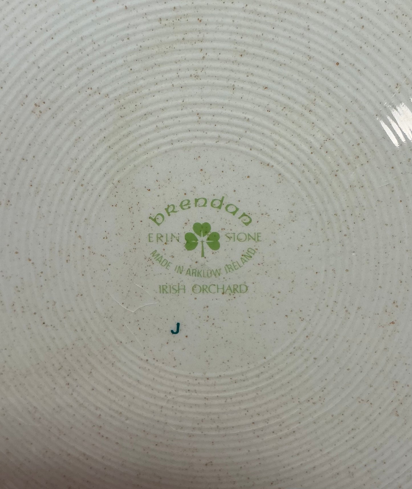 Vintage Brendan Erin Stone Irish Orchard Dinner Plate
