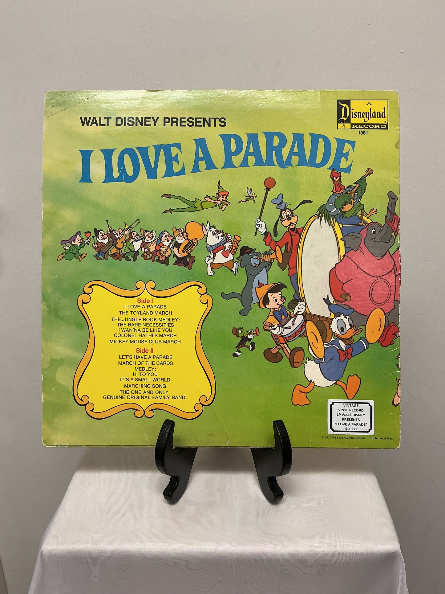 Walt Disney’s I Love A Parade Vinyl