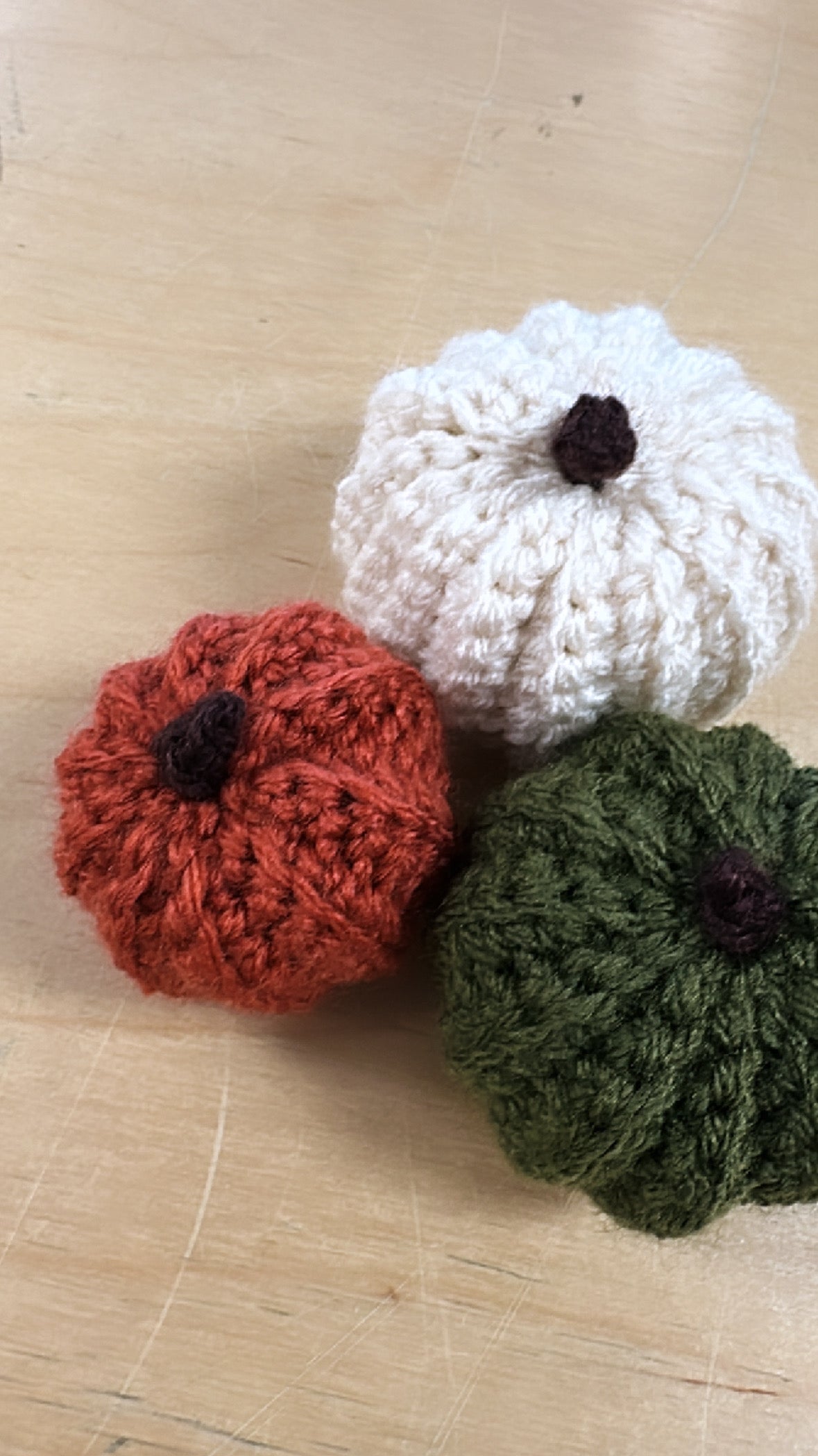 Crochet Pumpkins Set