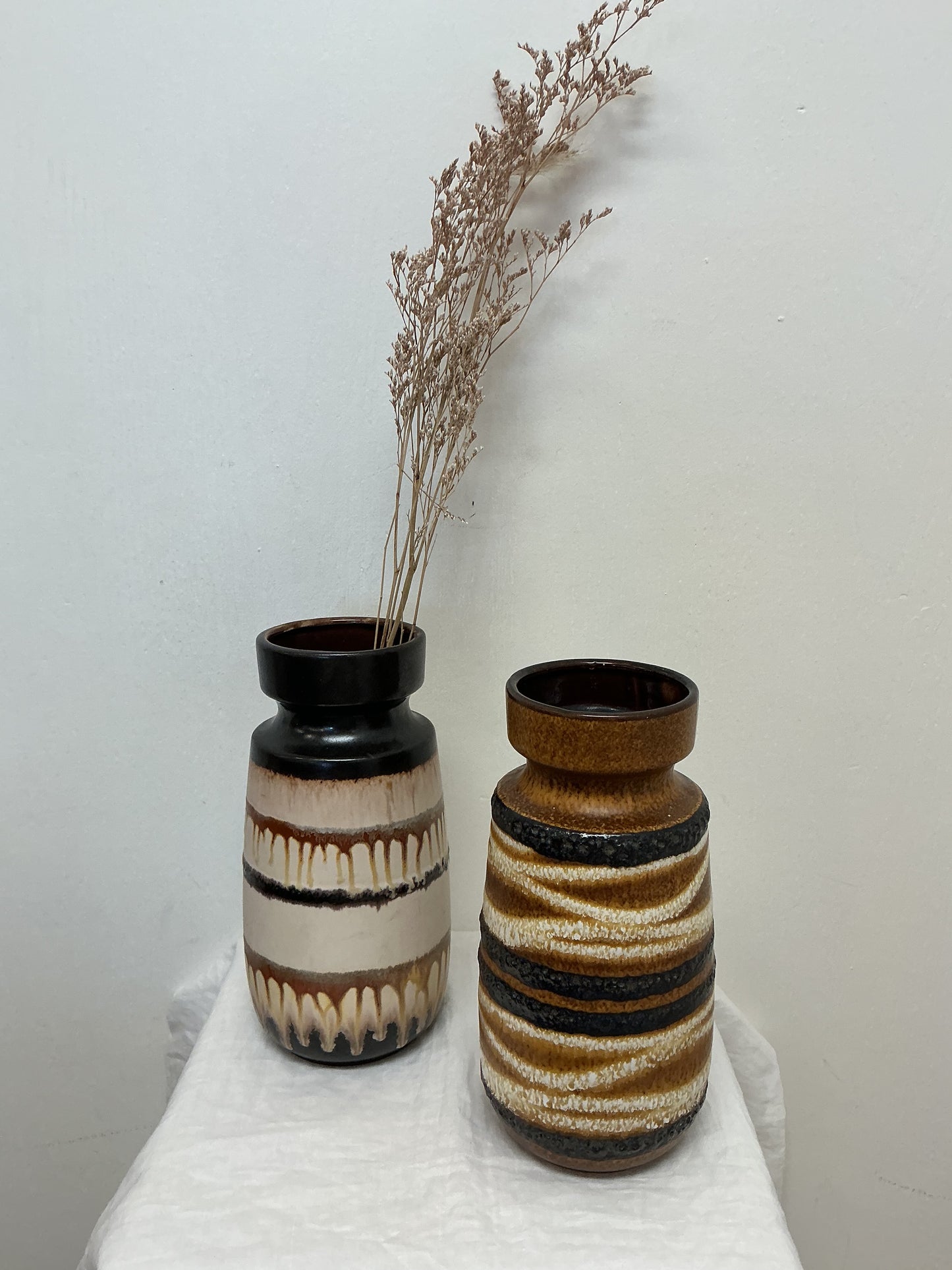 West Germany Bay Keramik Drip Glaze Vase