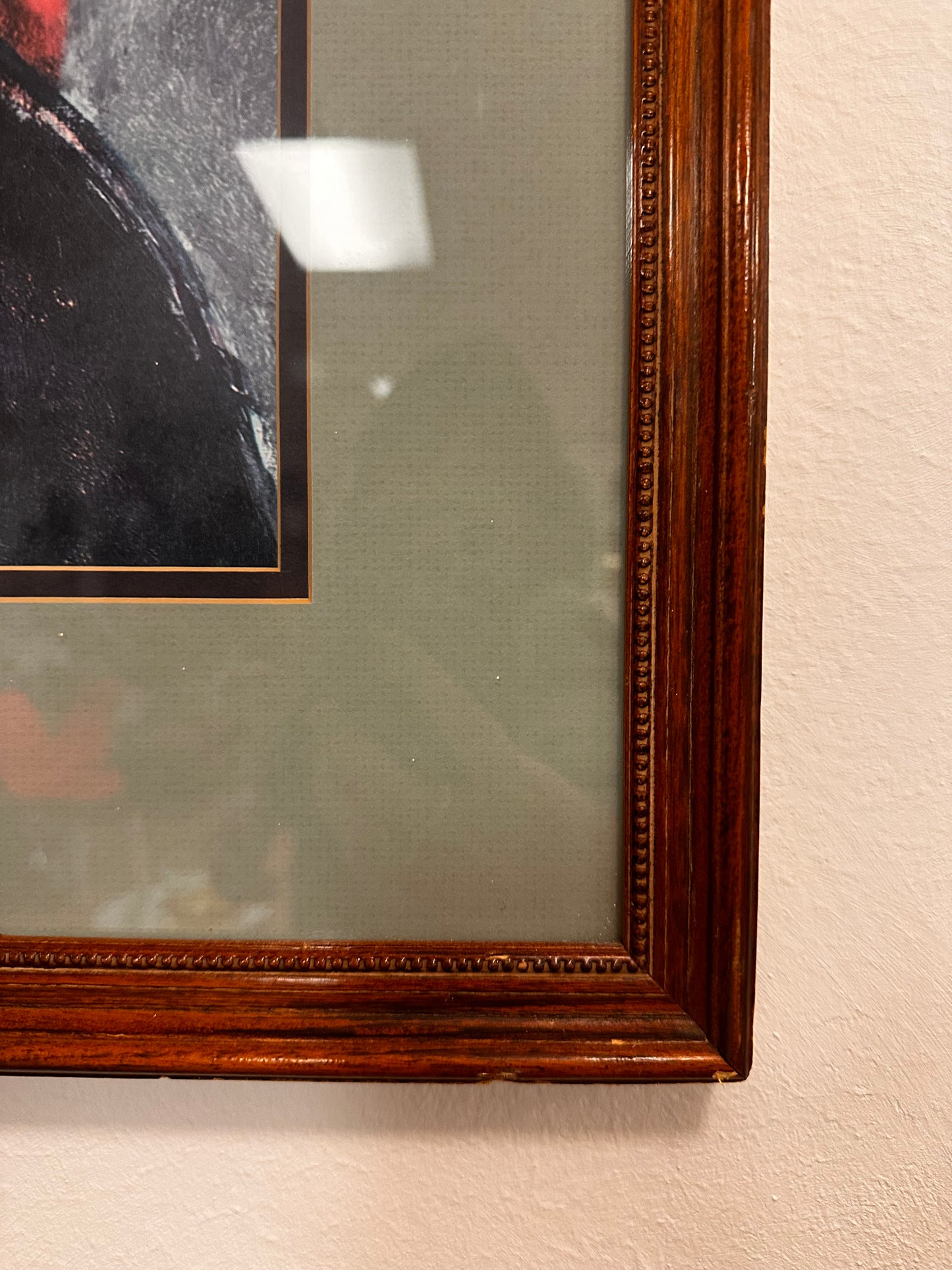 Woman with Red Hair Print