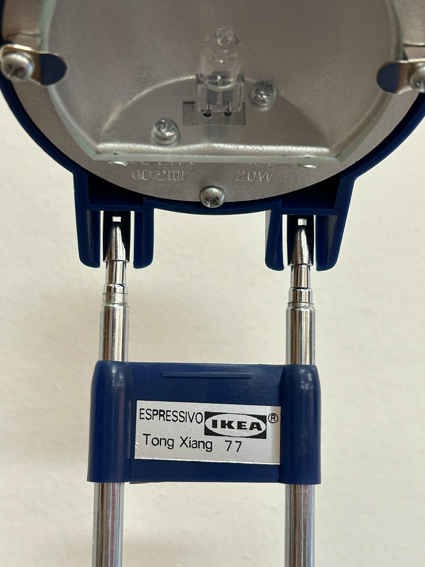 Vintage IKEA Blue Adjustable Lamp