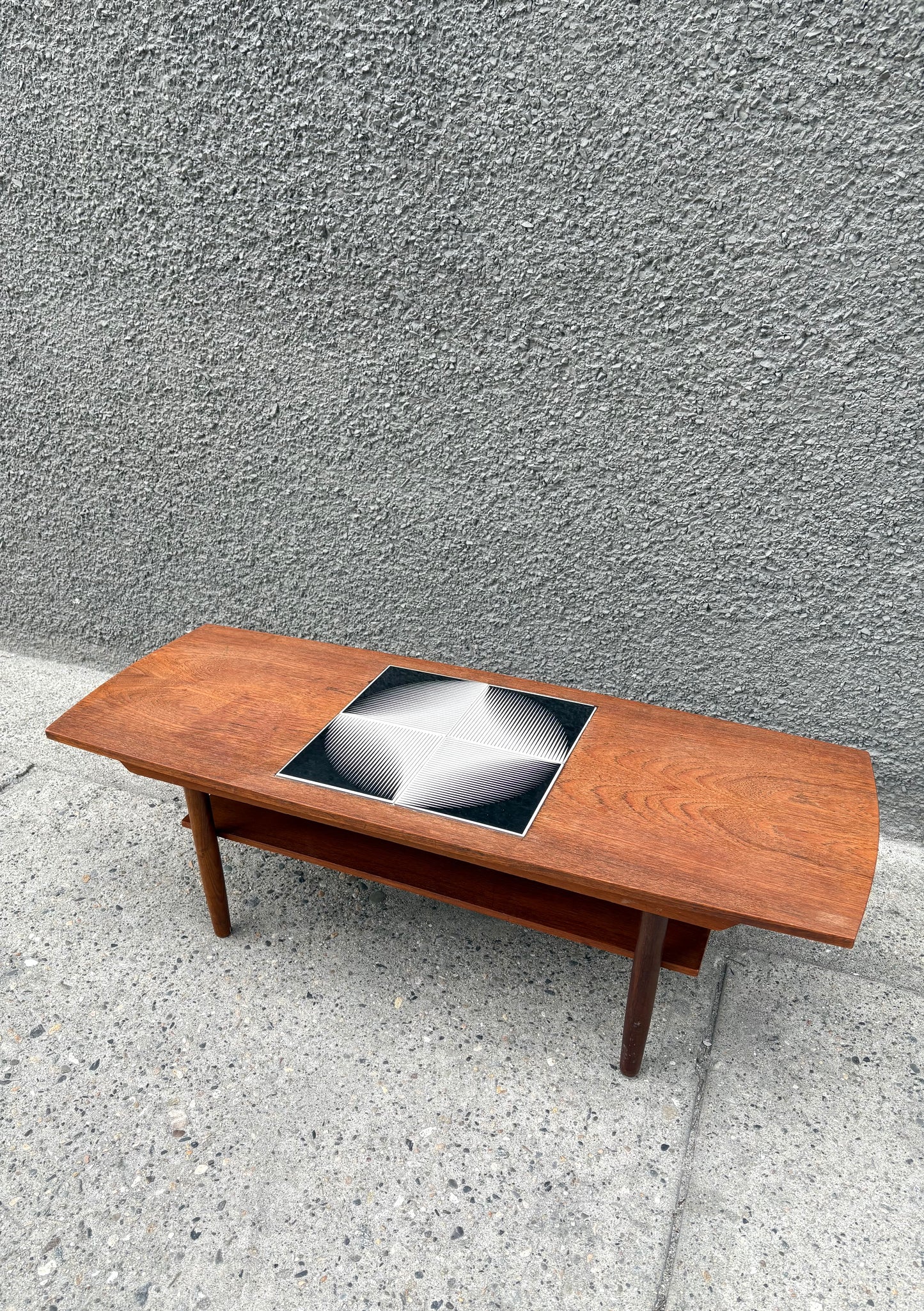 MCM Surf Board Style Table