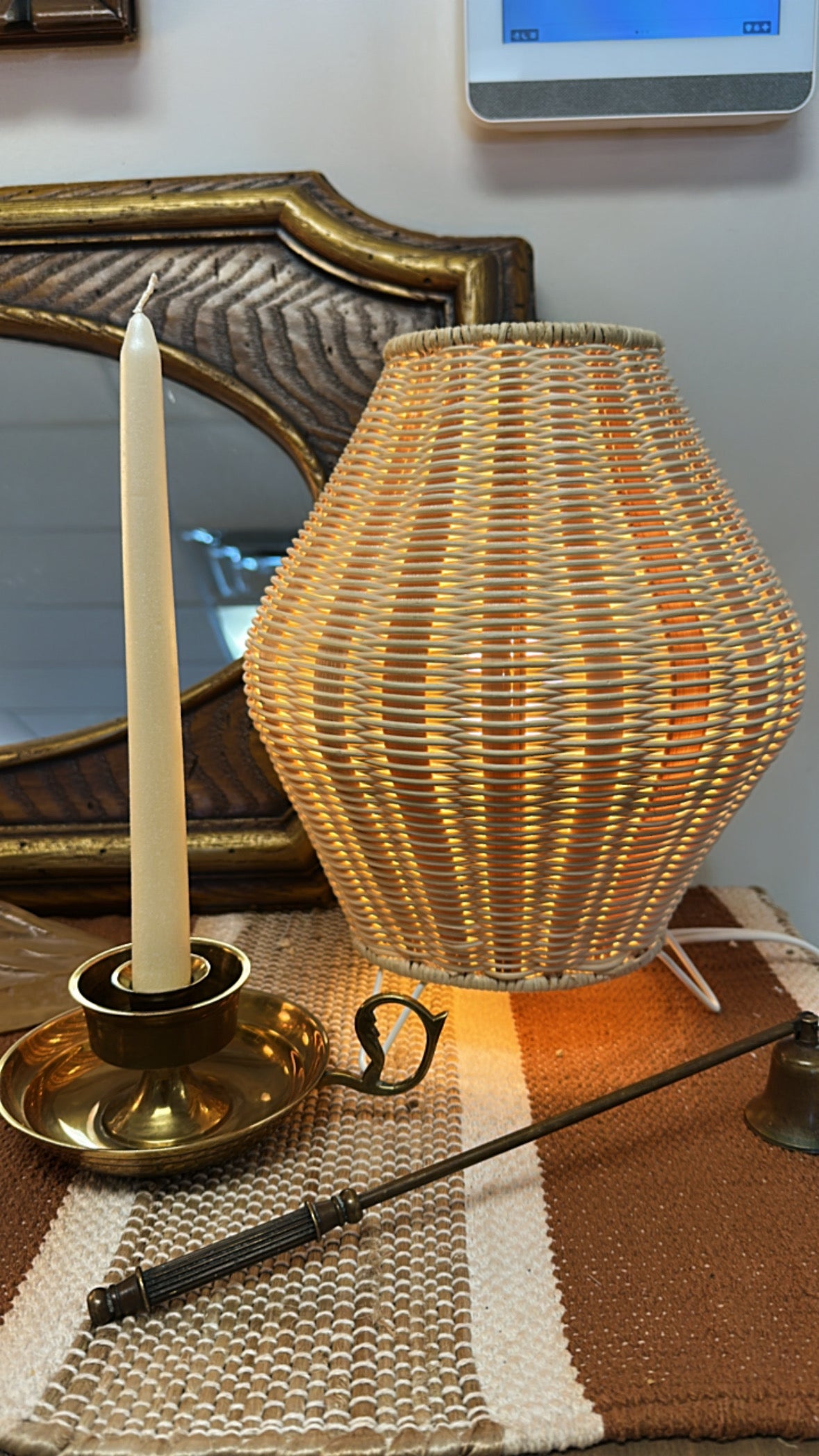 Rattan Table Lamp