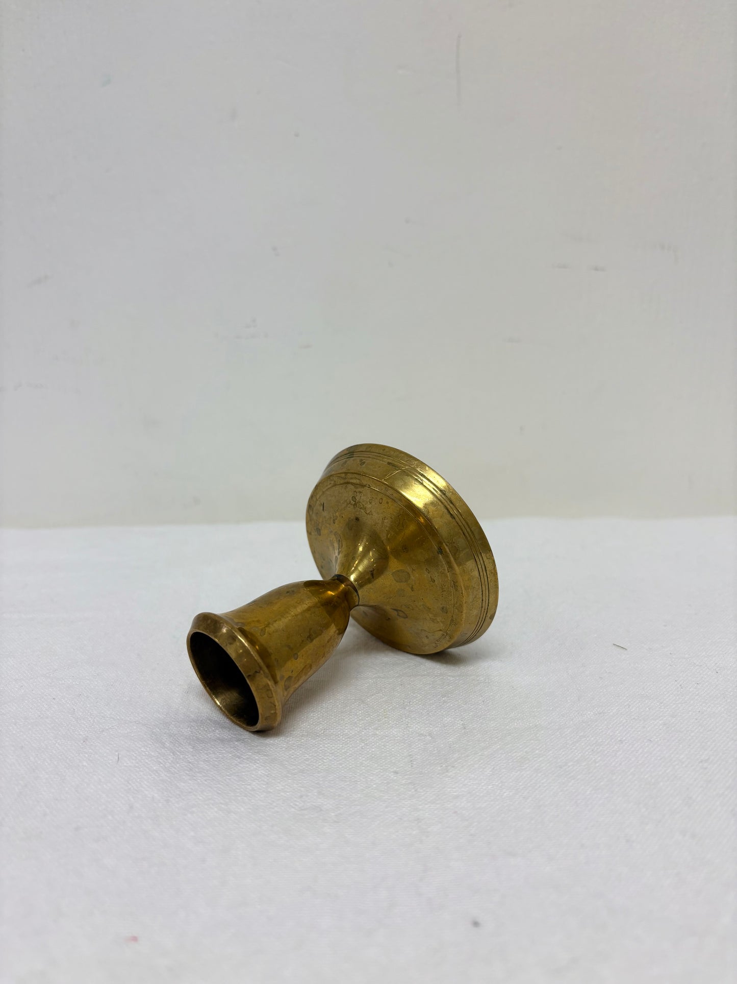 Single Brass Candle Holder