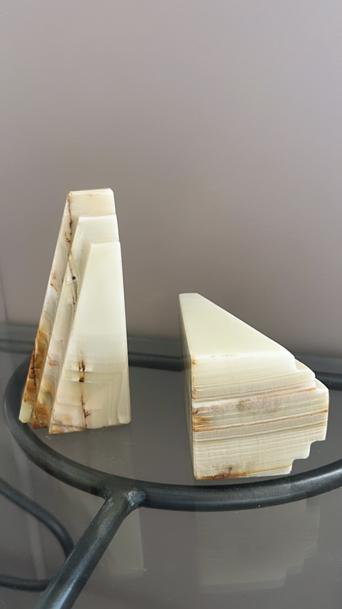 Onyx Bookends