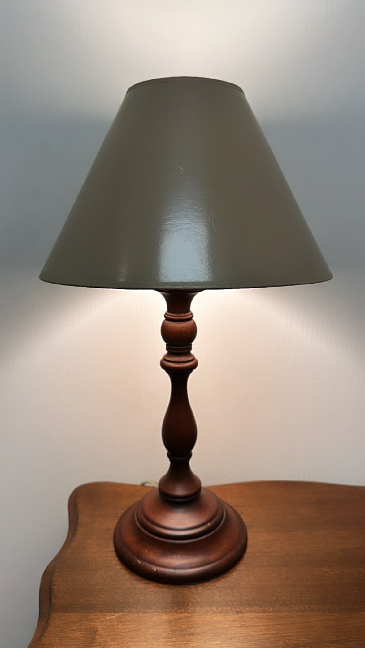 Wood Table Lamp