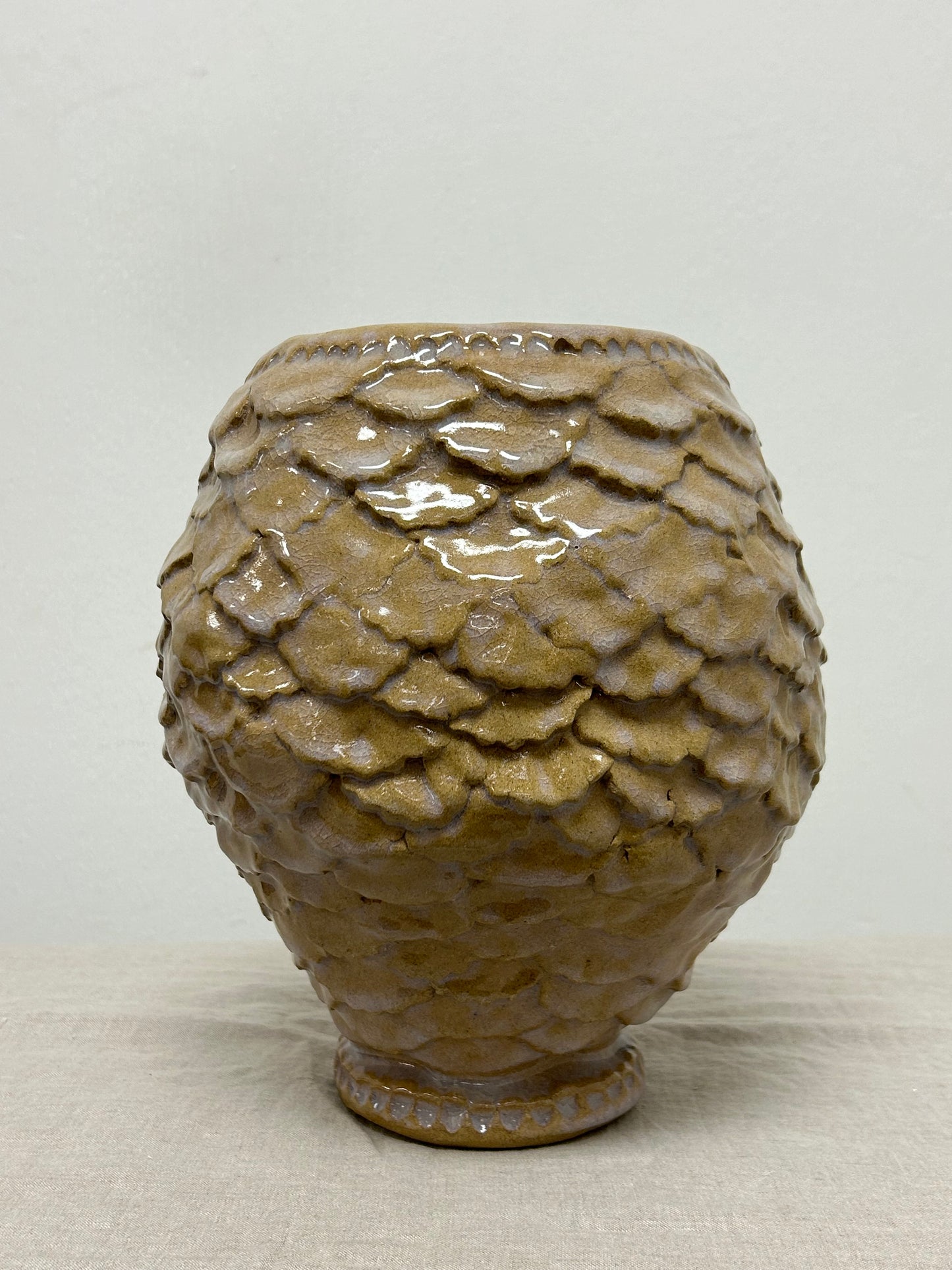 Vintage Handcrafted Glazed Vase