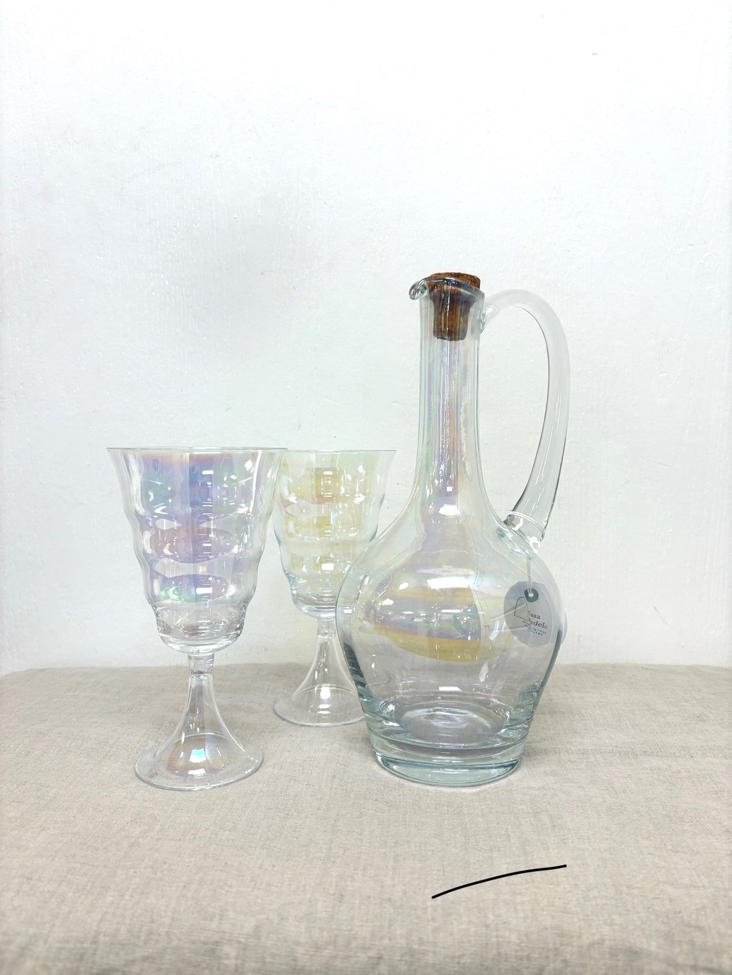 Iridescent Glass Set