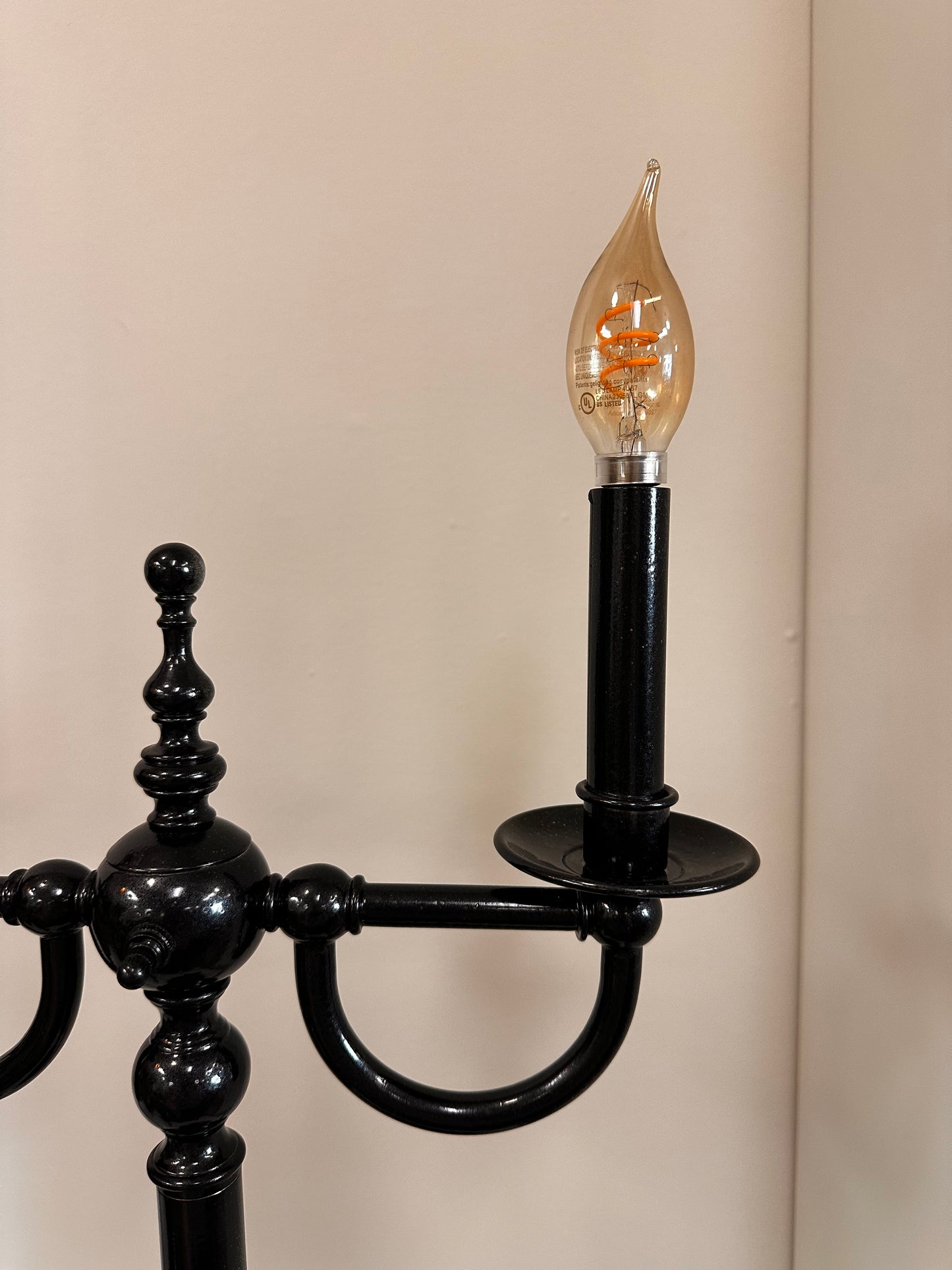 Modern Metal Candelabra Lamp