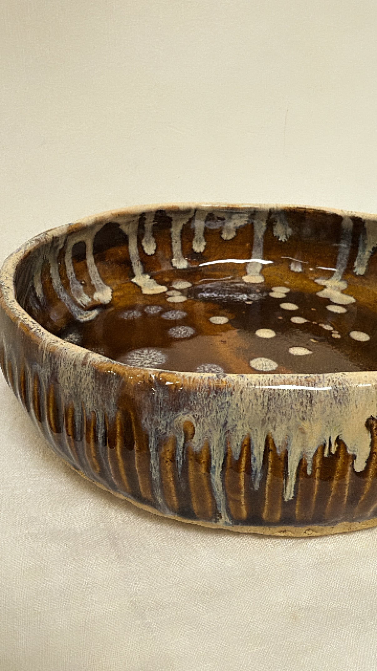 Dripped Glaze Bowl