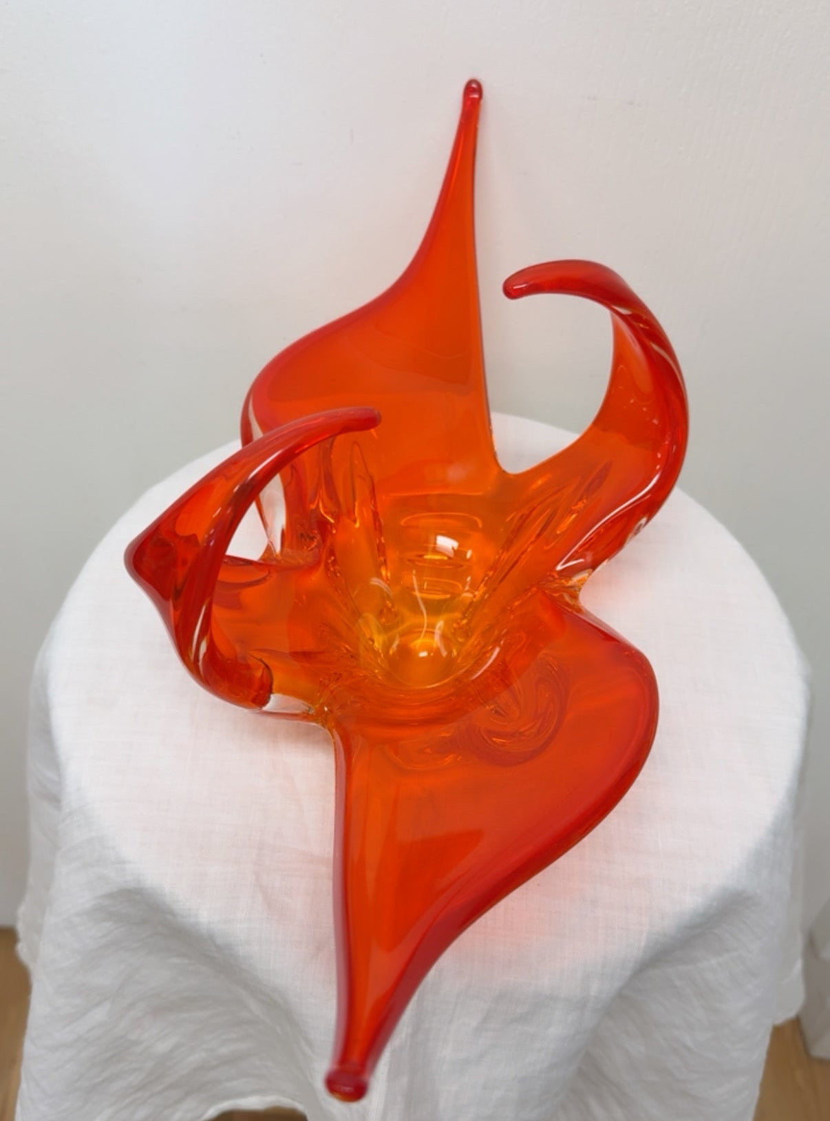 MCM CHALET ART GLASS
SCULPTURAL BOWL