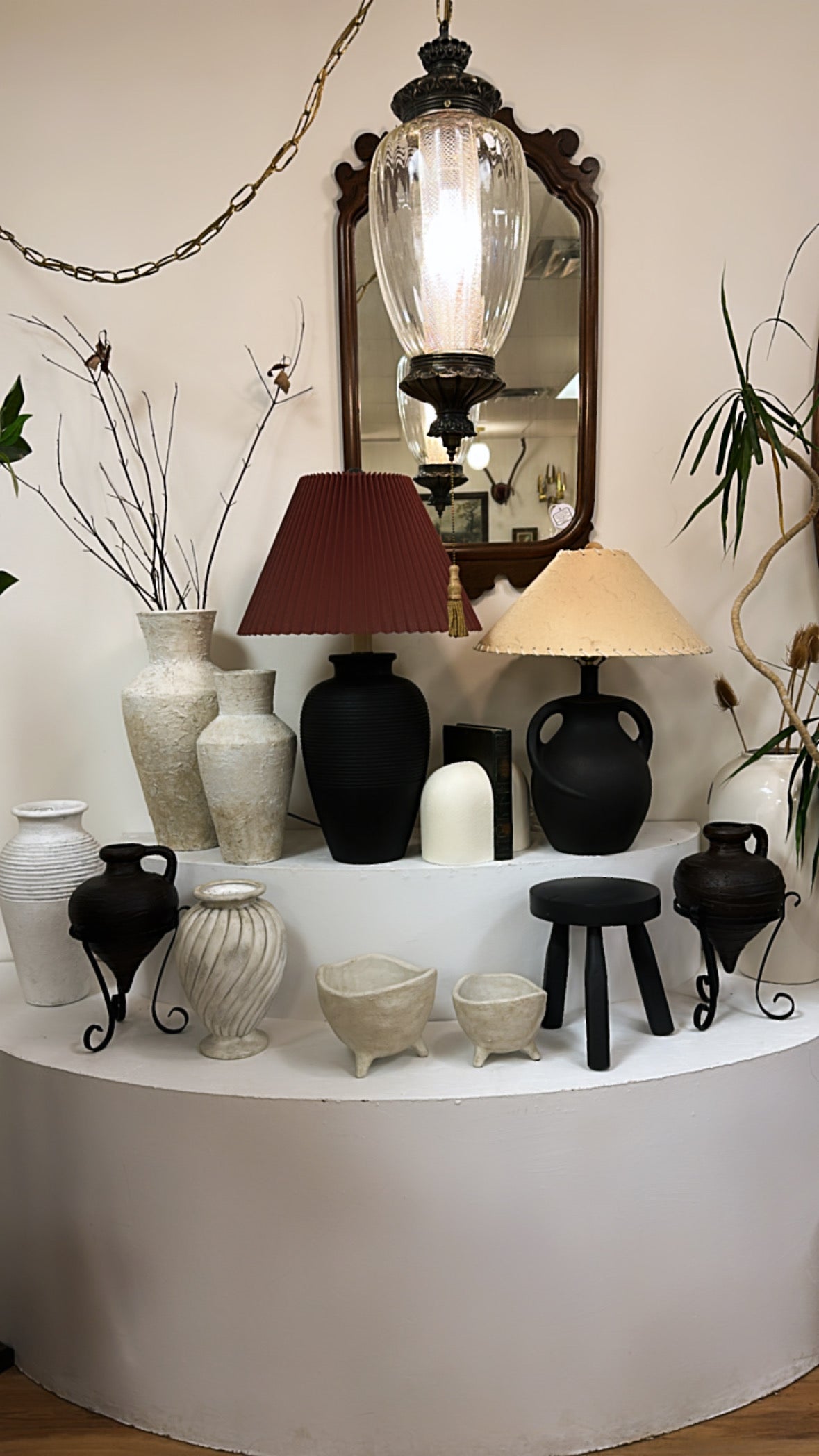 Vintage Ribbed Lamp
