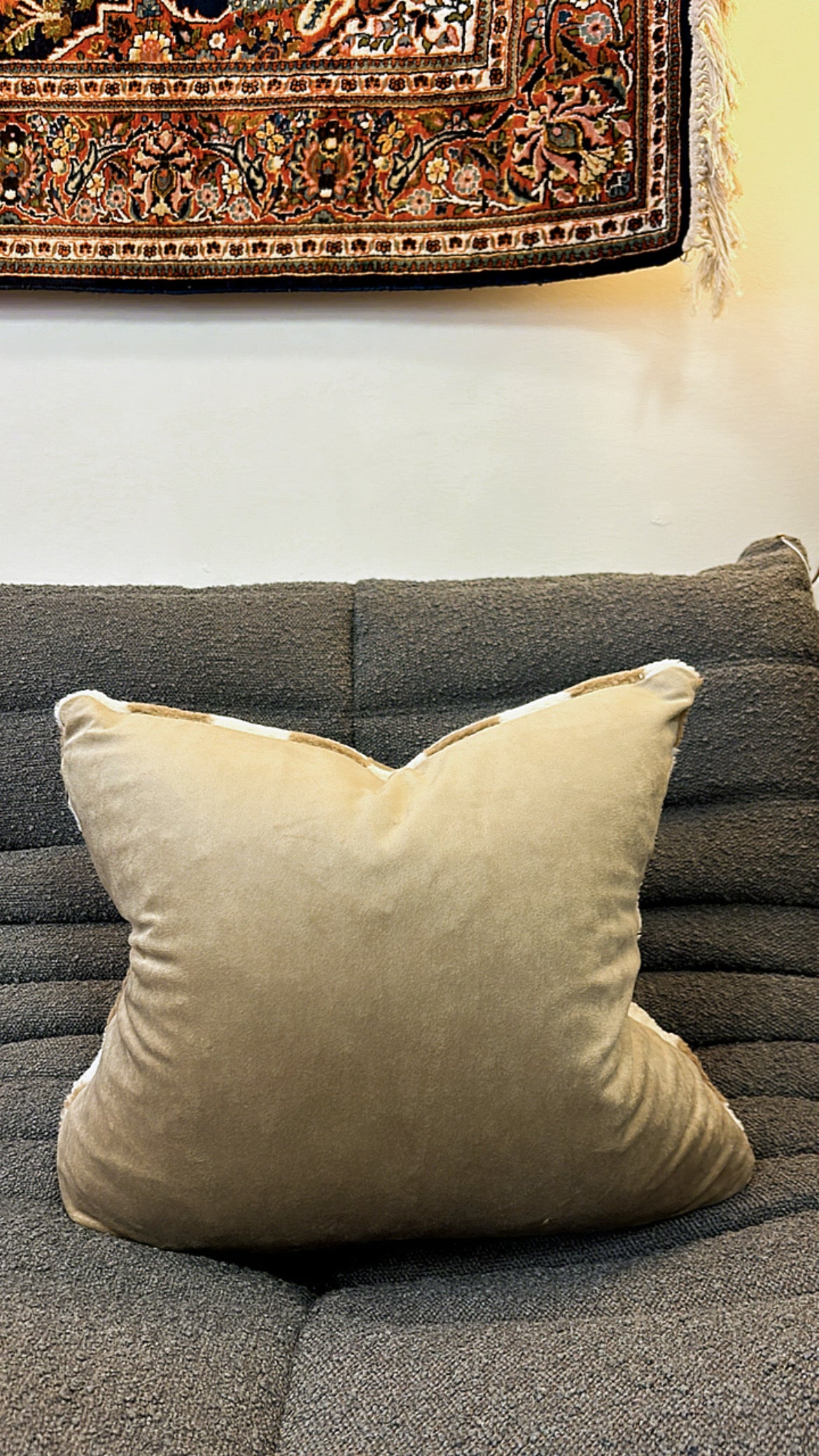 Checkered Teddy Pillow