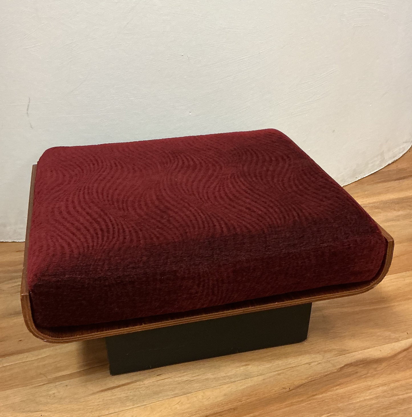 Mid Century Teak Footstool