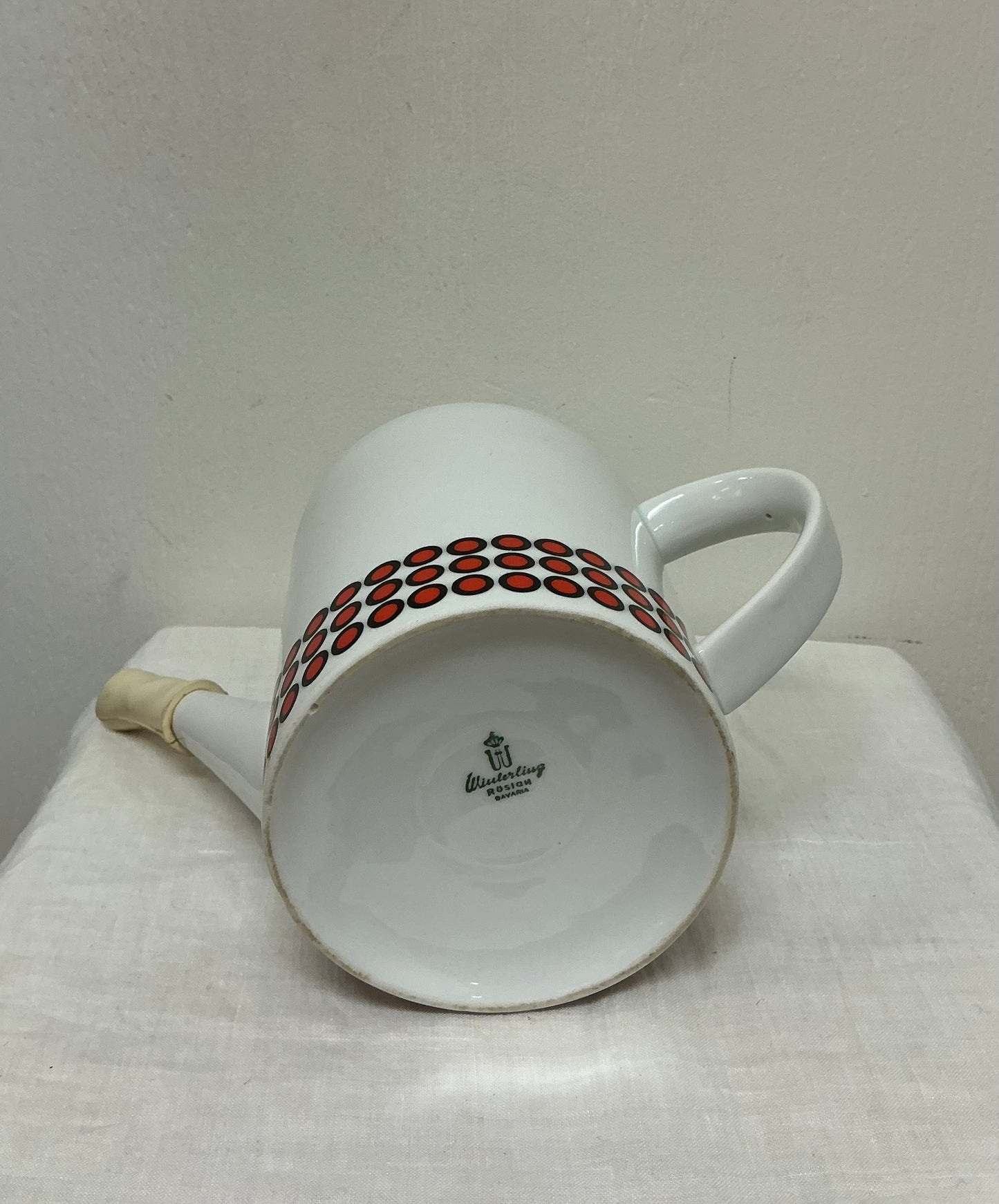 Winterling Bavaria Red Dot Tall Teapot