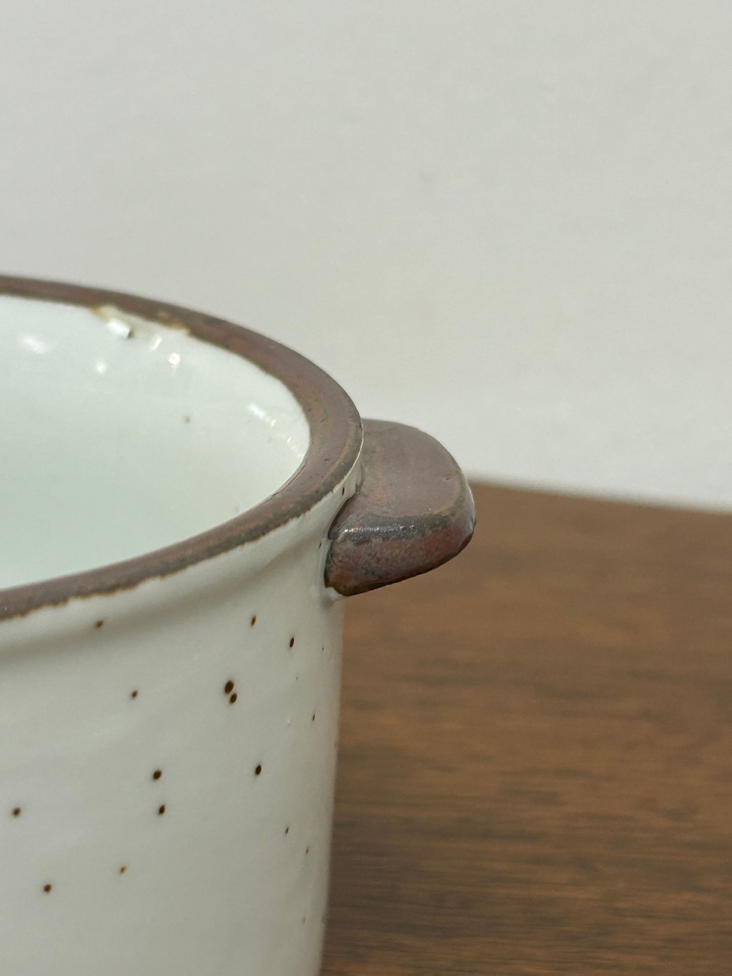 Speckled Stoneware Gravy Bowl