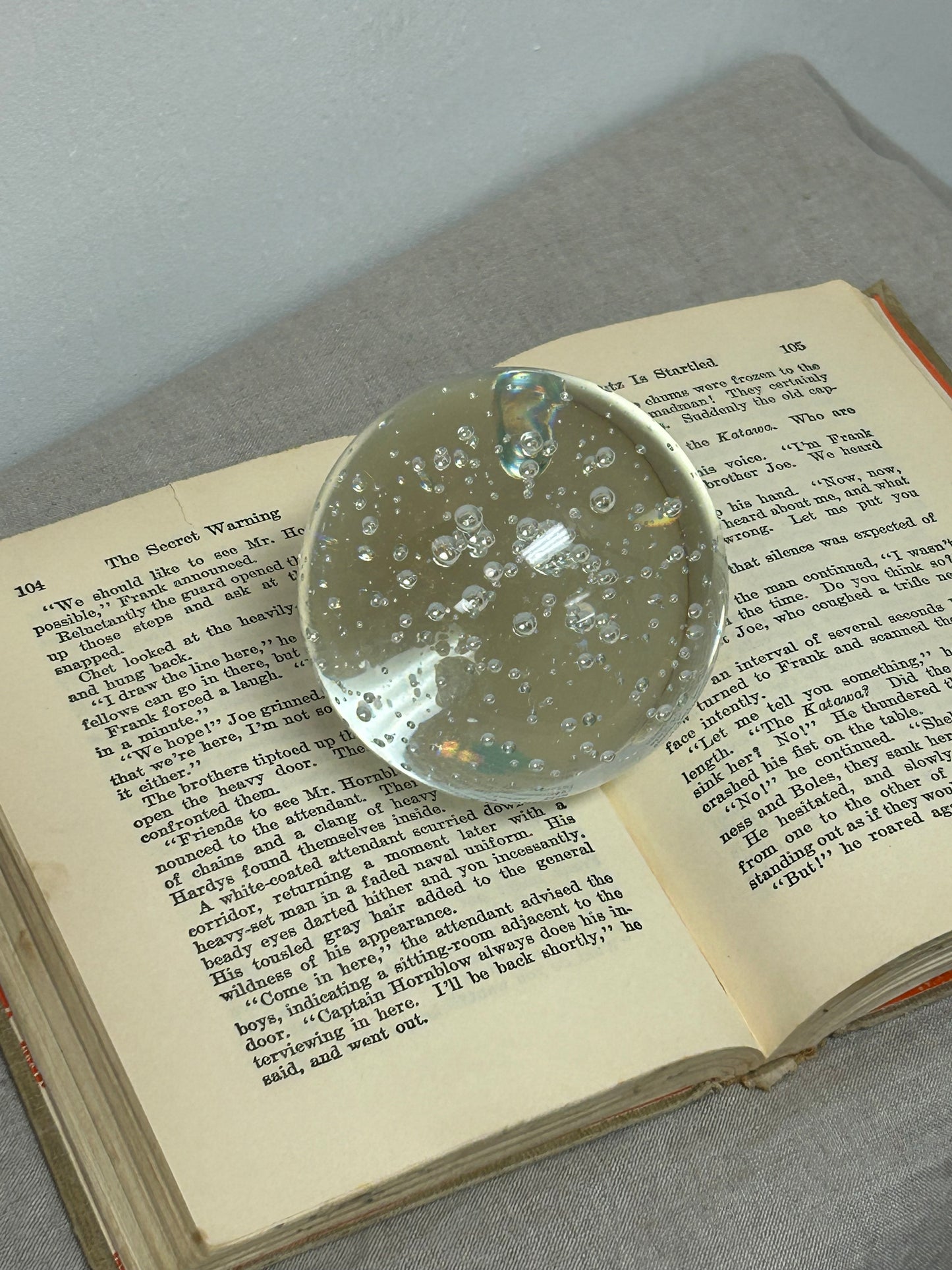 Hand Blown Glass Paper Weight