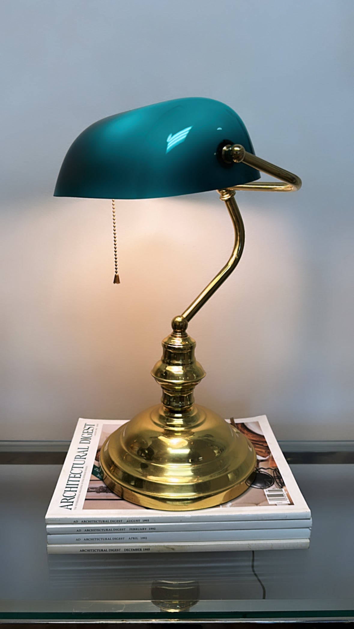 Green Bankers Lamp