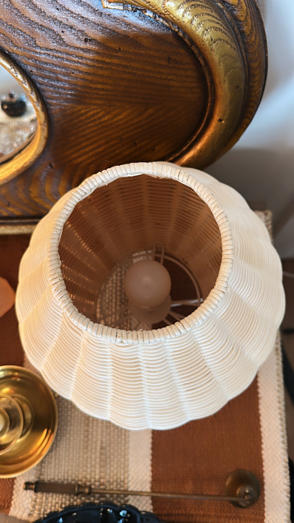 Rattan Table Lamp