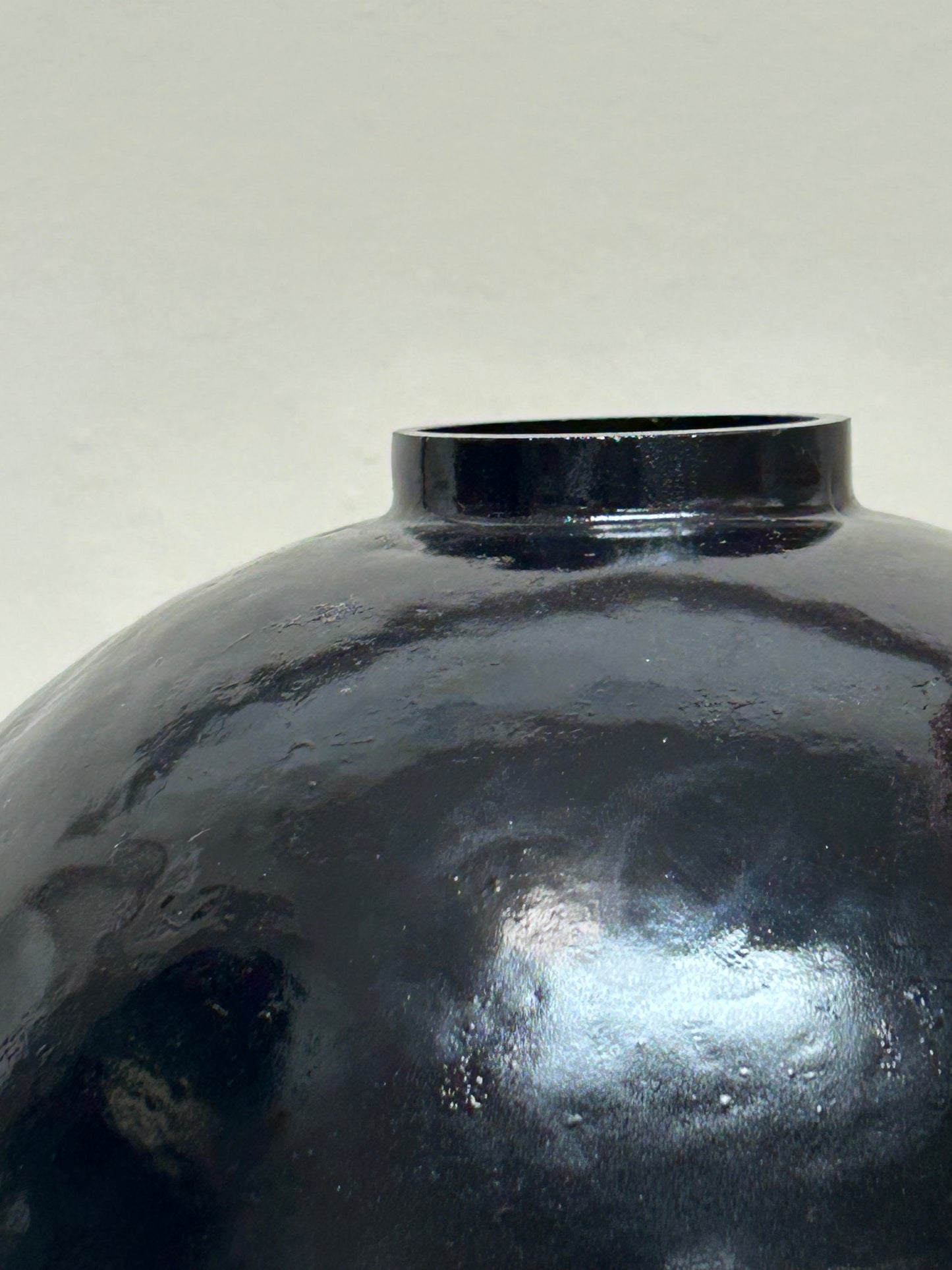 Black Glass Sphere