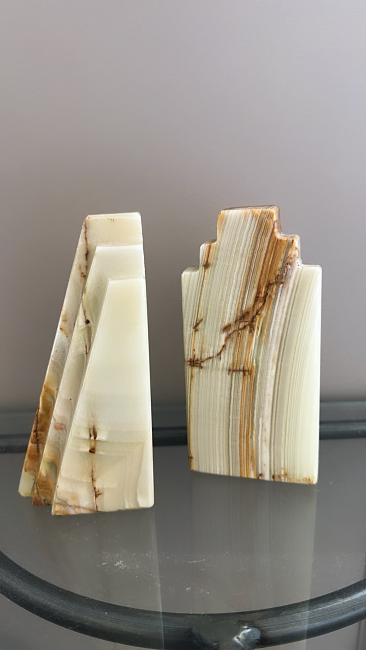 Onyx Bookends